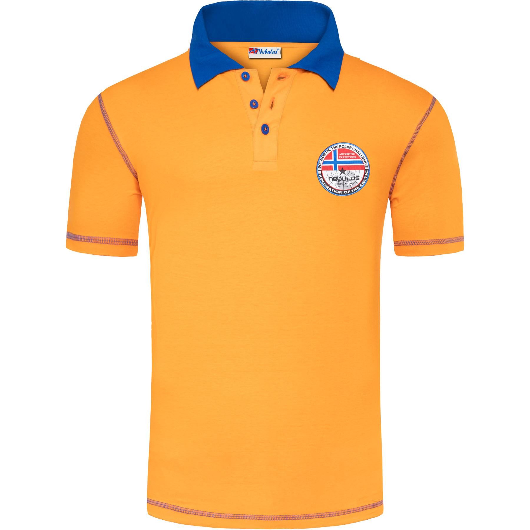 Nebulus Poloshirt ENTERTAIN, P5404 - Herren, orange, S