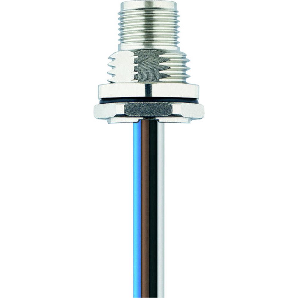 ESCHA Steckdose Escha 8071794 Flanschstecker 0.5 m Polzahl Sensoren: 5 1 St., AL-FHM12SUA4.5-0,5/M16