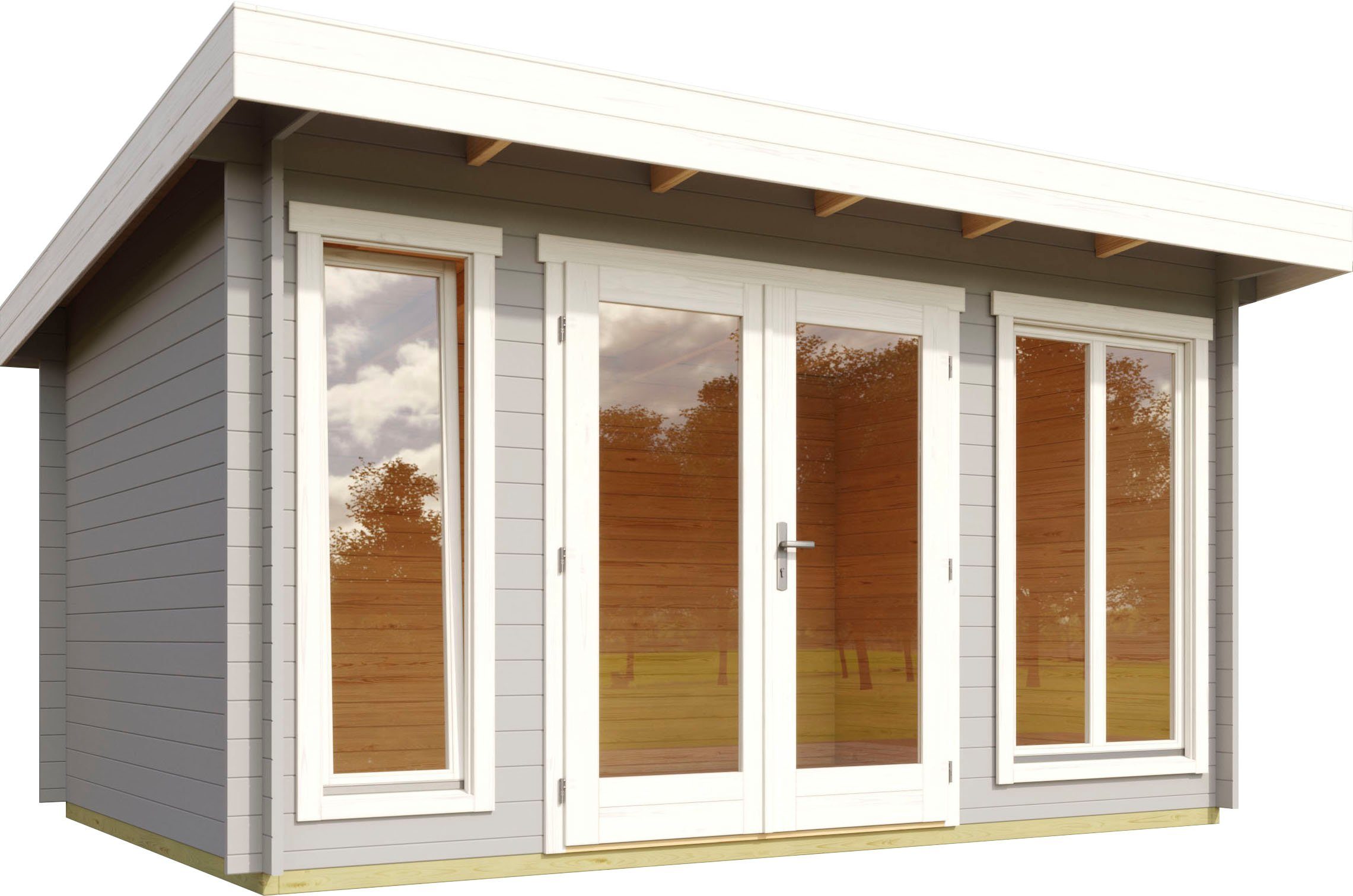 LASITA MAJA Gartenhaus DORSET, BxT: 430x370 cm, (Set, inkl. Fussbodenbretter zum verlegen)