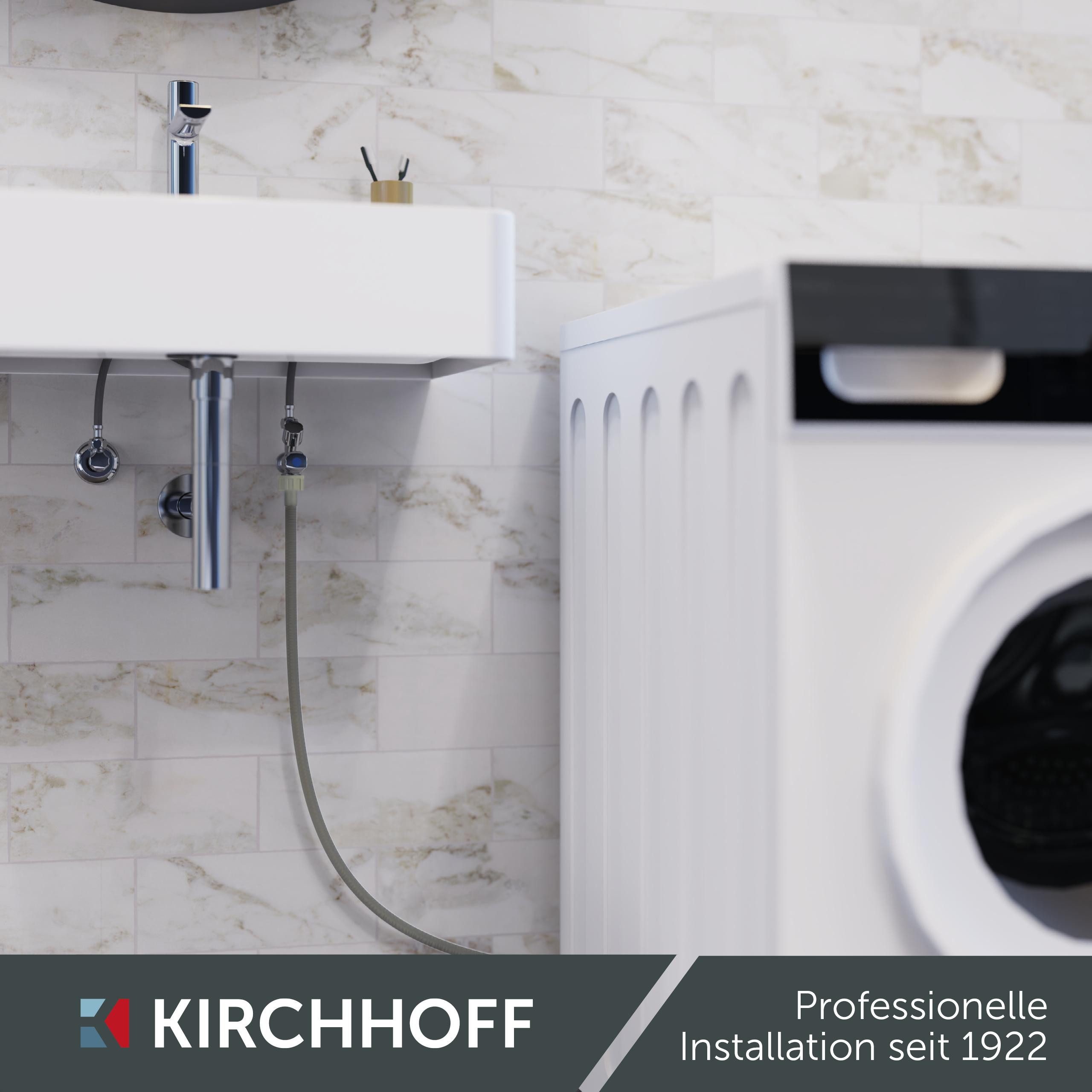 Kirchhoff Waschmaschinenschlauch WAS Sicherheits-Zulaufschlauch 24,2 mm (3/4" IG)