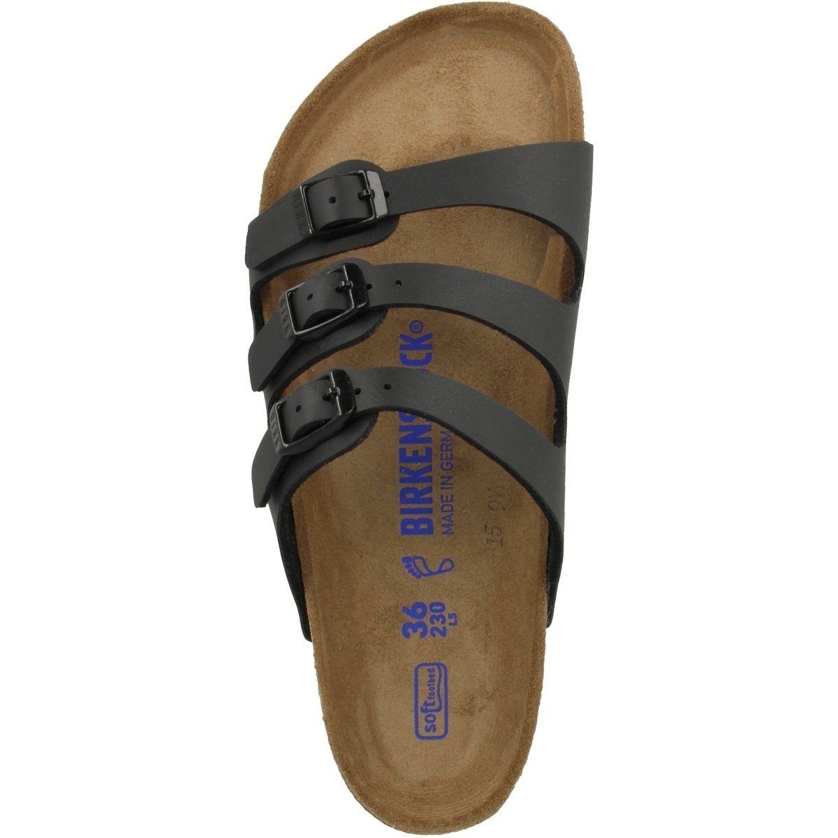 Birkenstock Florida SFB Birko-Flor Weichbettung normal Damen Sandale Sandaletten, Sommerschuhe, Badeschuhe, Riemchen, Schlappen