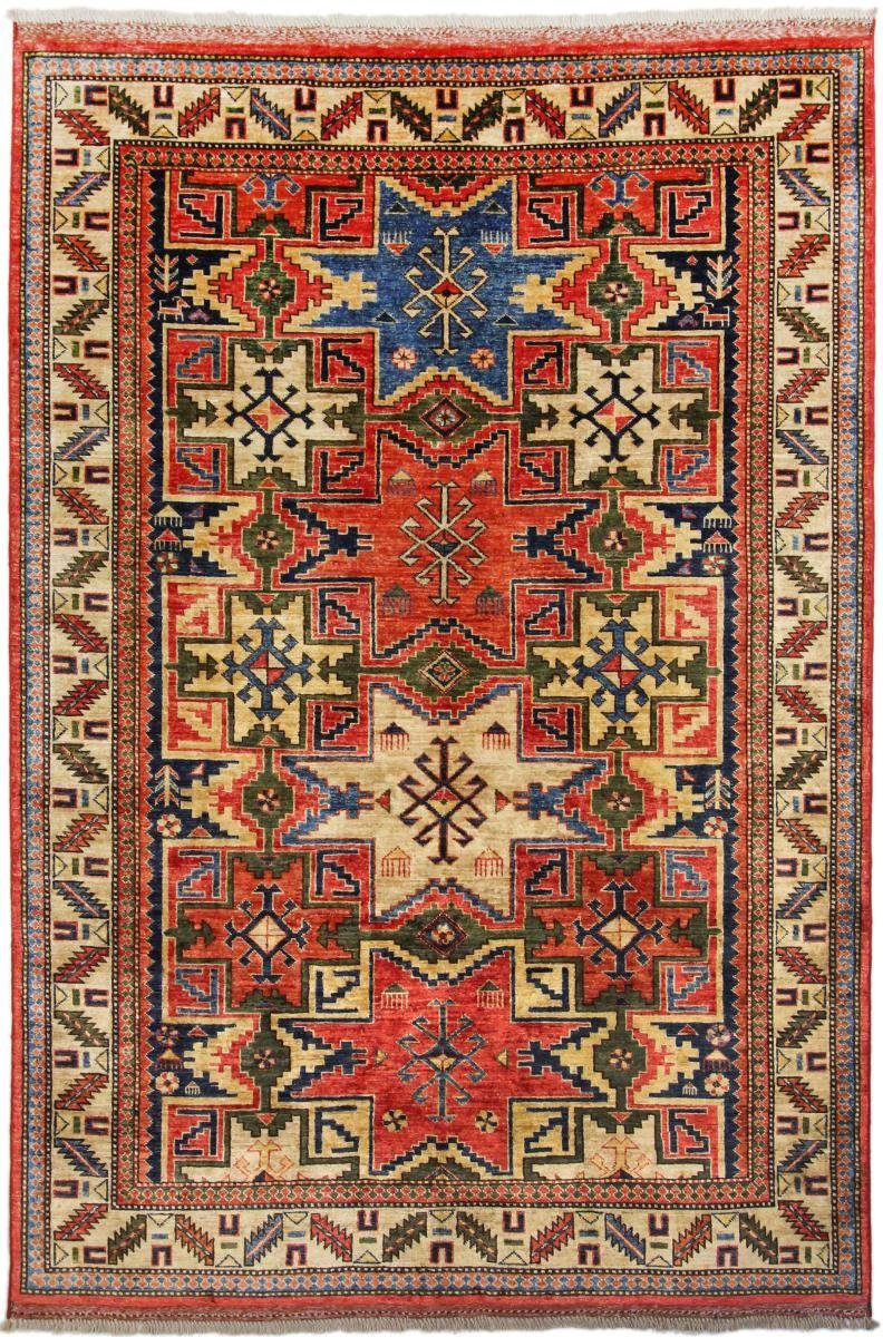 6 Trading, Orientteppich Handgeknüpfter mm Afghan Ersari rechteckig, 165x246 Nain Höhe: Orientteppich,