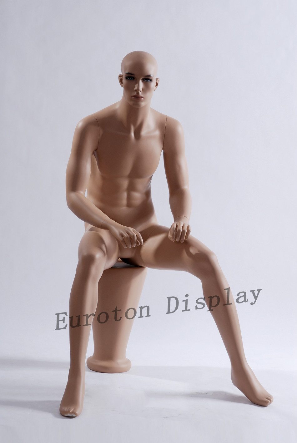 Eurohandisplay Schneiderpuppe Schaufensterpuppe Mann Beige sitzend stehend neu, Nicht zutreffend