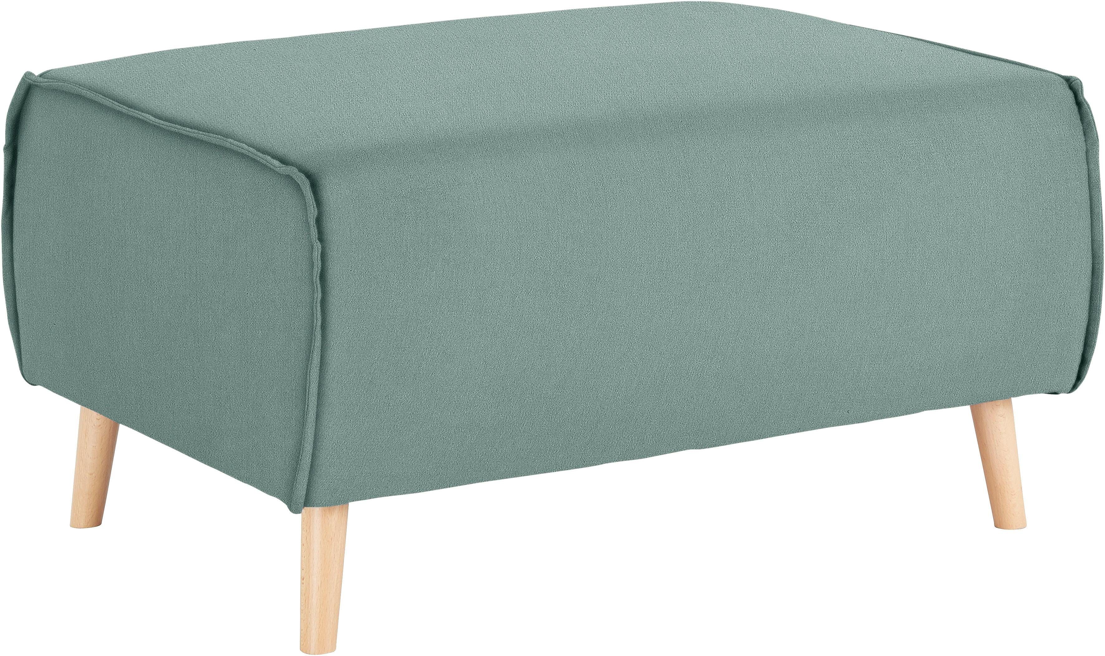 Home affaire Hocker Janek, mit Keder in scandinavischem Design günstig online kaufen