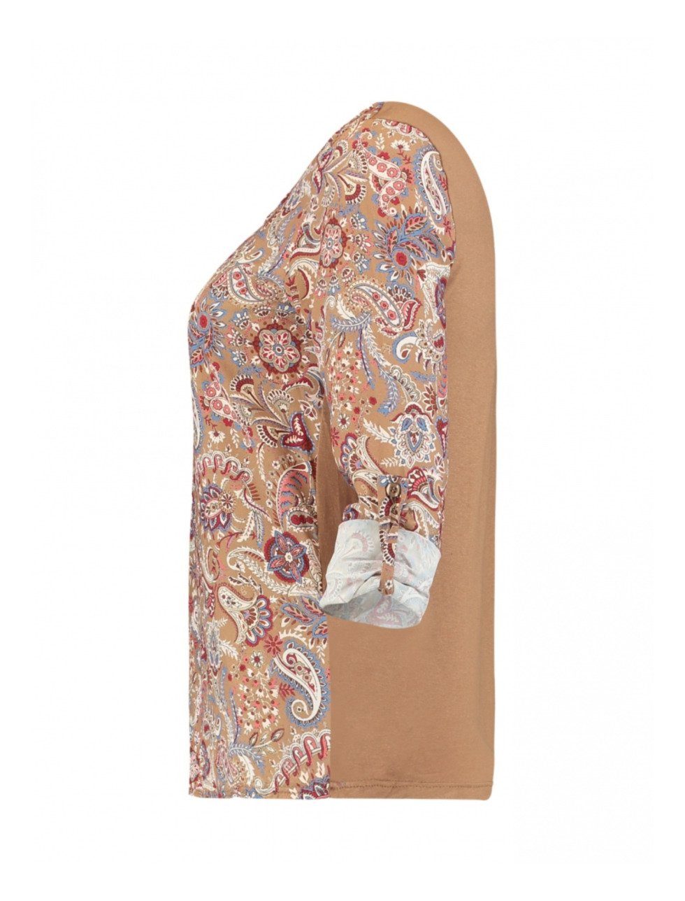 ZABAIONE Print-Shirt Elsa tobacco