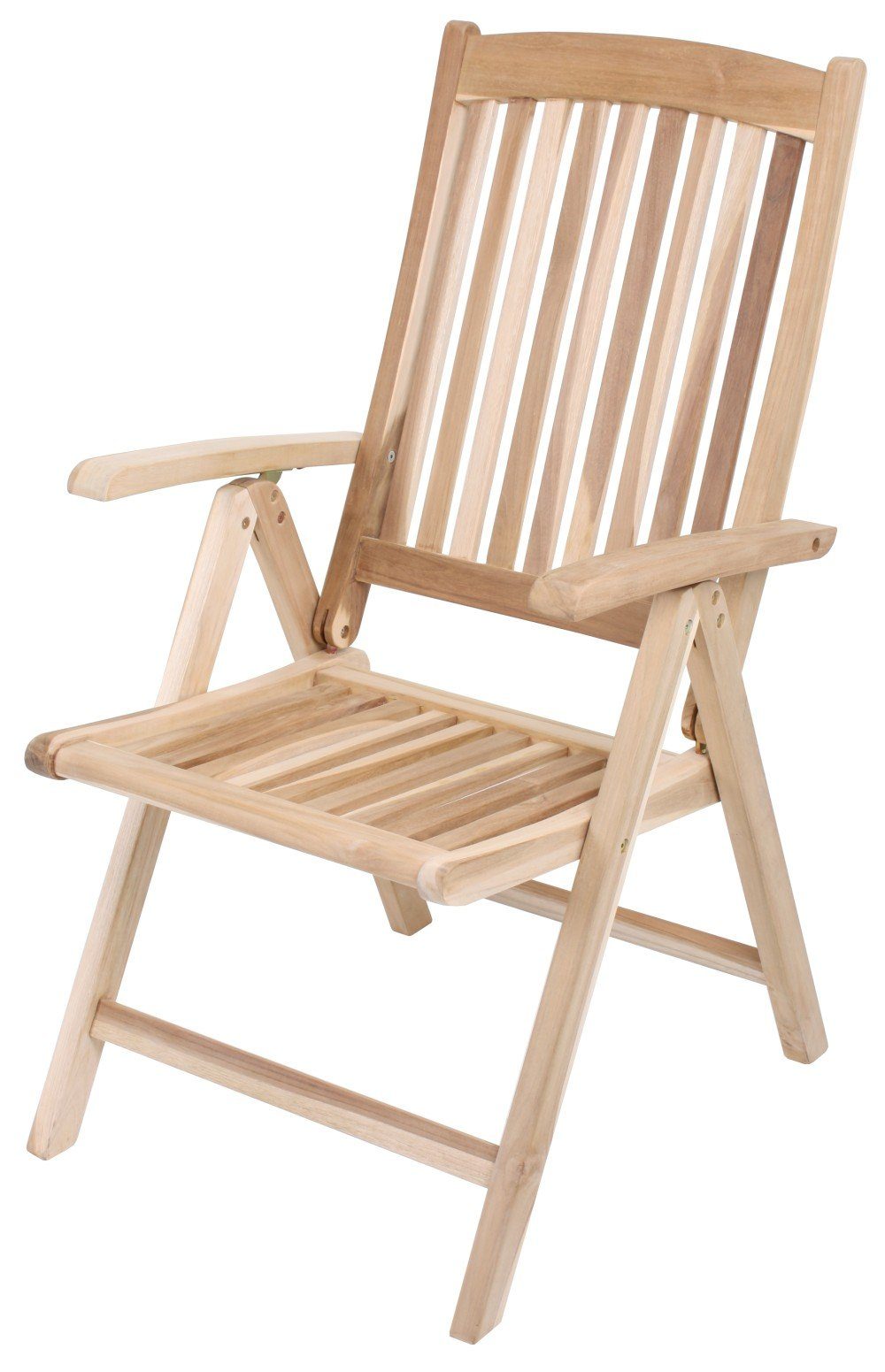 Garden Pleasure Hochlehner (1 St), Teak Hochlehner Java Holz Garten Stuhl Sessel Möbel klappbar