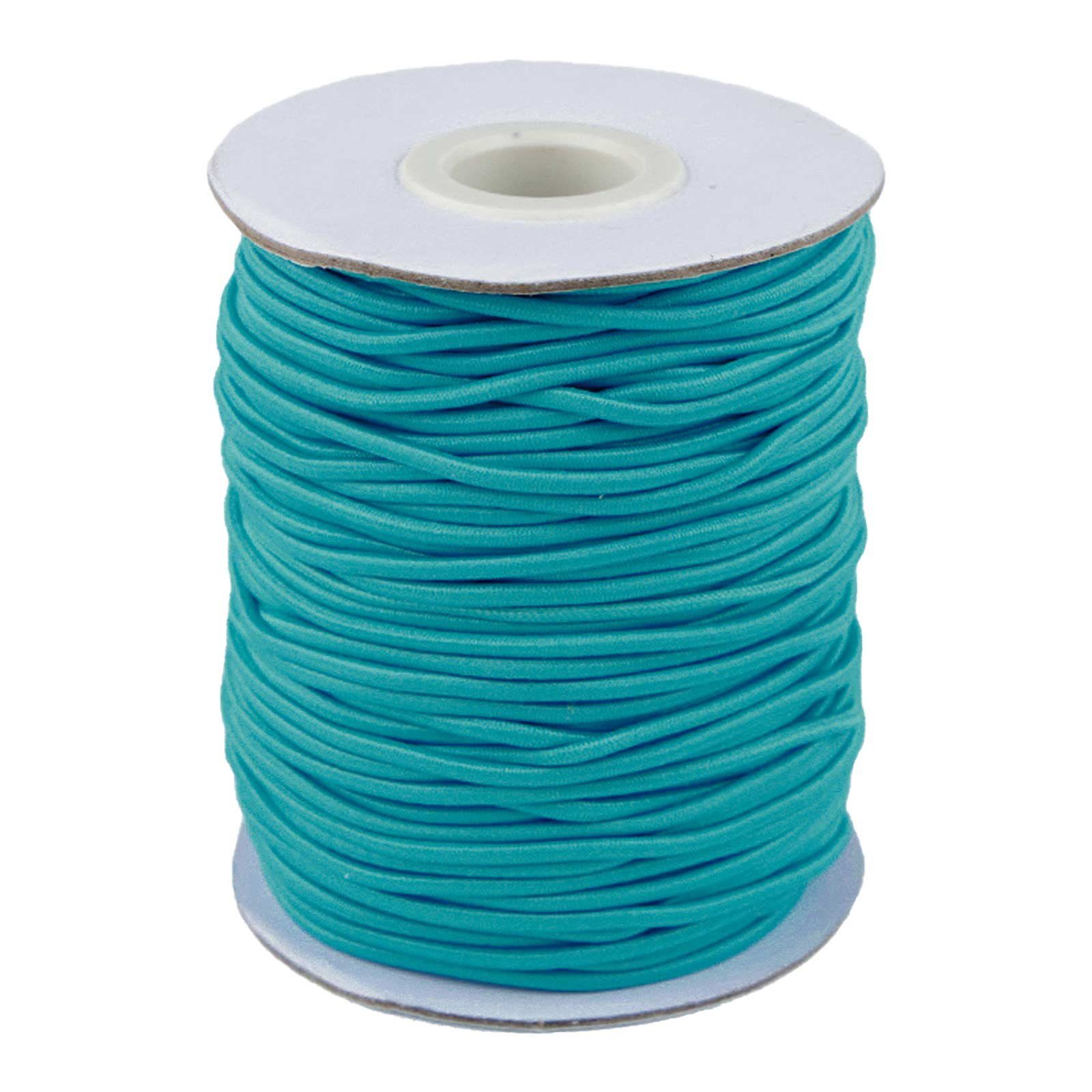 Gummiband 50m extra starke Gummikordel 2mm, verschiedene Farben