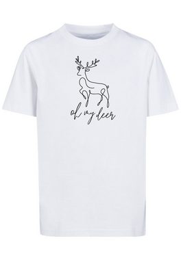 F4NT4STIC T-Shirt Winter Christmas Deer Premium Qualität, Rock-Musik, Band