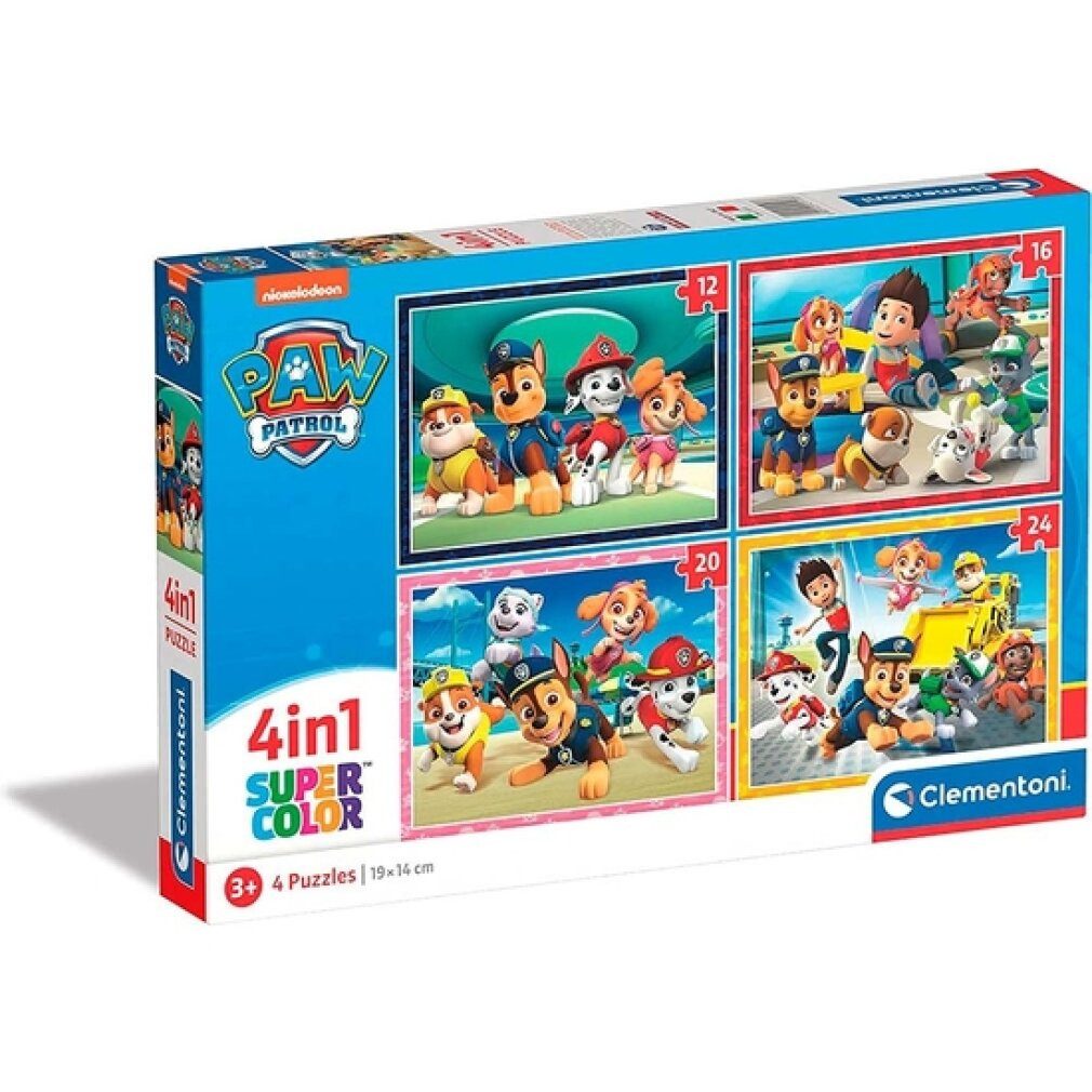 Clementoni® Spiel Clementoni Puzzles PAW Patrol, 4in1