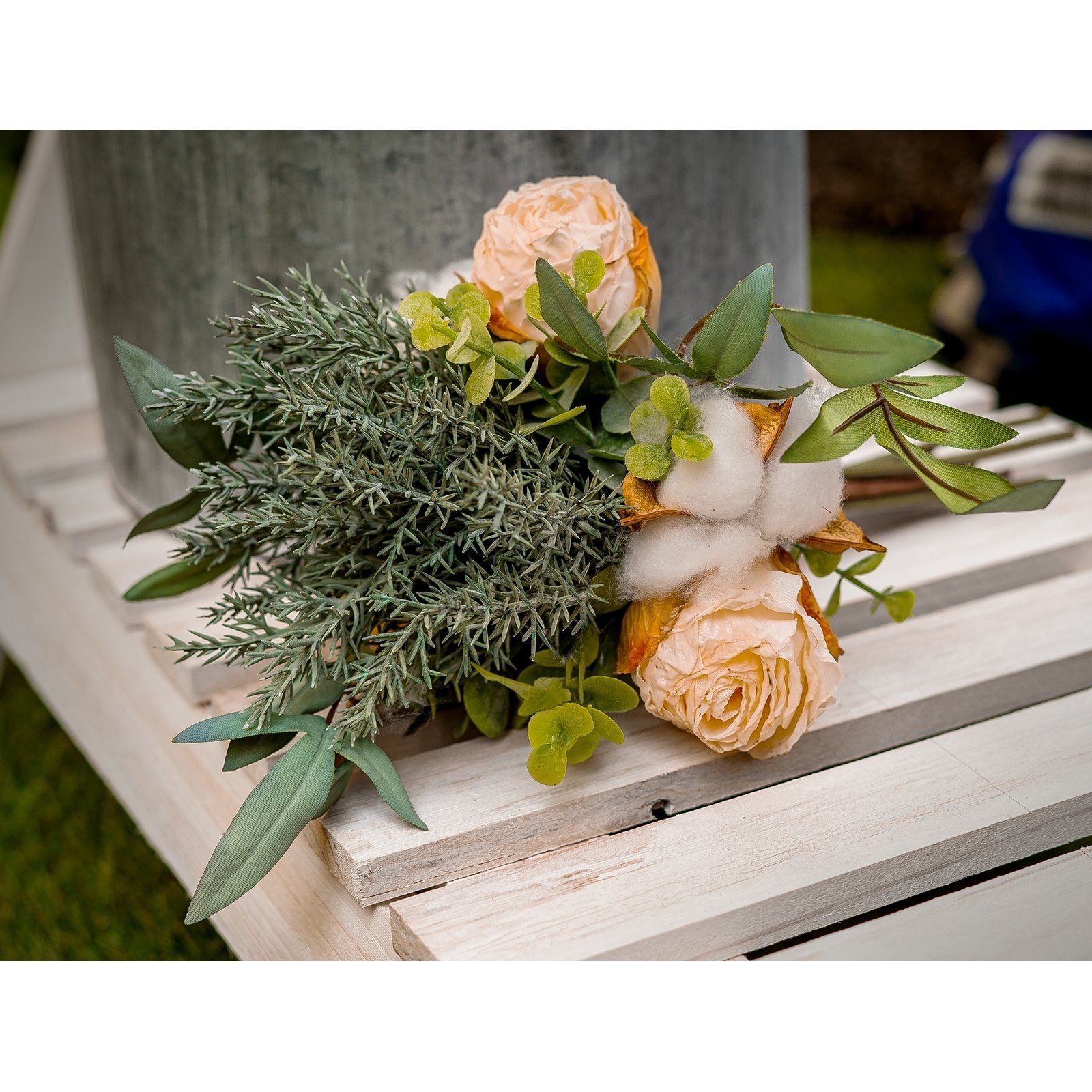 Kunstblume Kunstblume Frühlingsstrauß Flora unbekannt, HTI-Living, günstig online kaufen