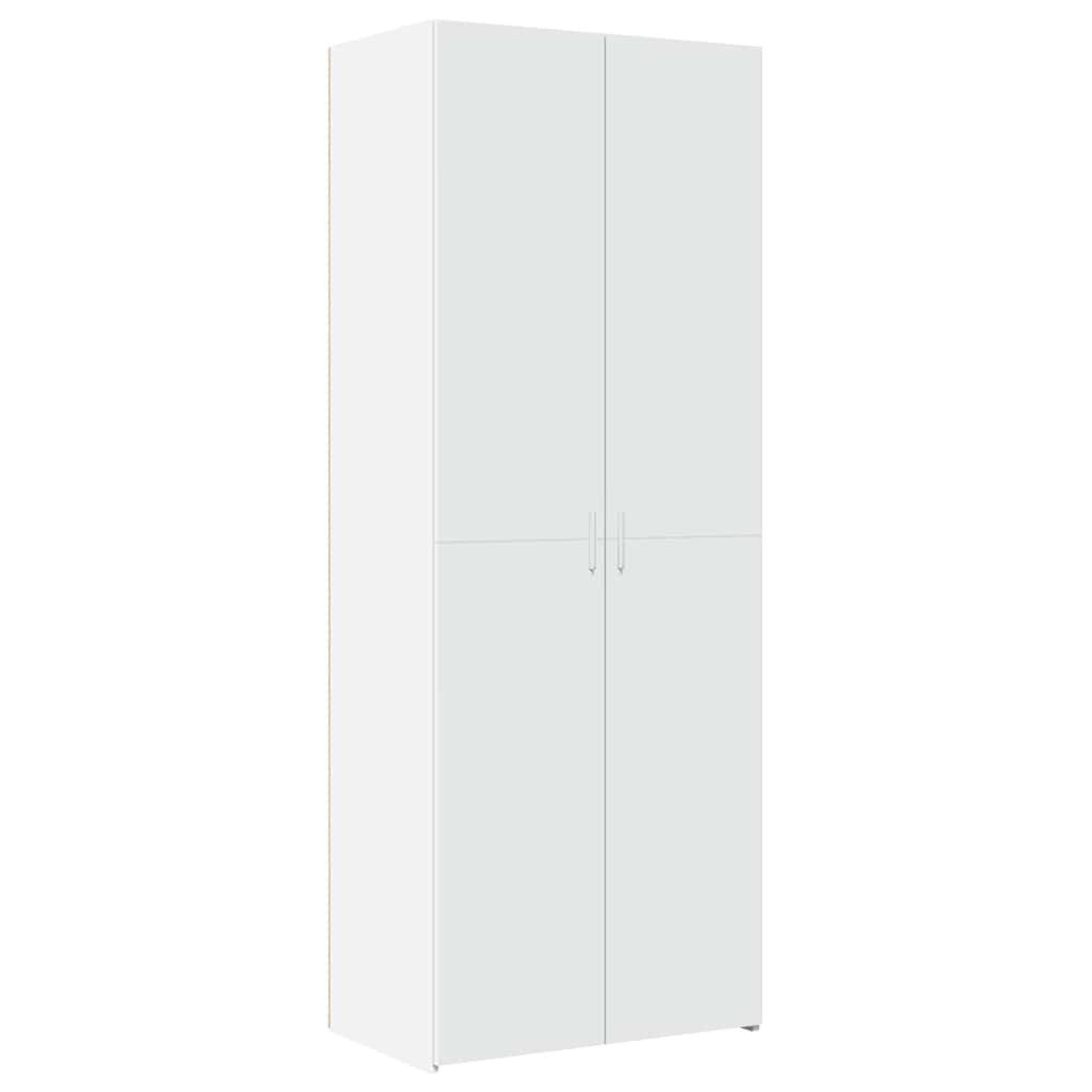 vidaXL Highboard Highboard Weiß 70x42,5x185 cm Holzwerkstoff (1 St)