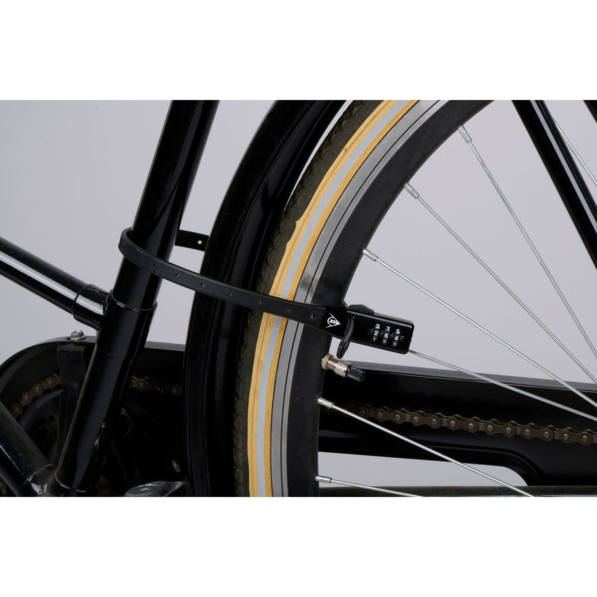 Dunlop Kabelschloss Dunlop Fahrradschloss 53 cm