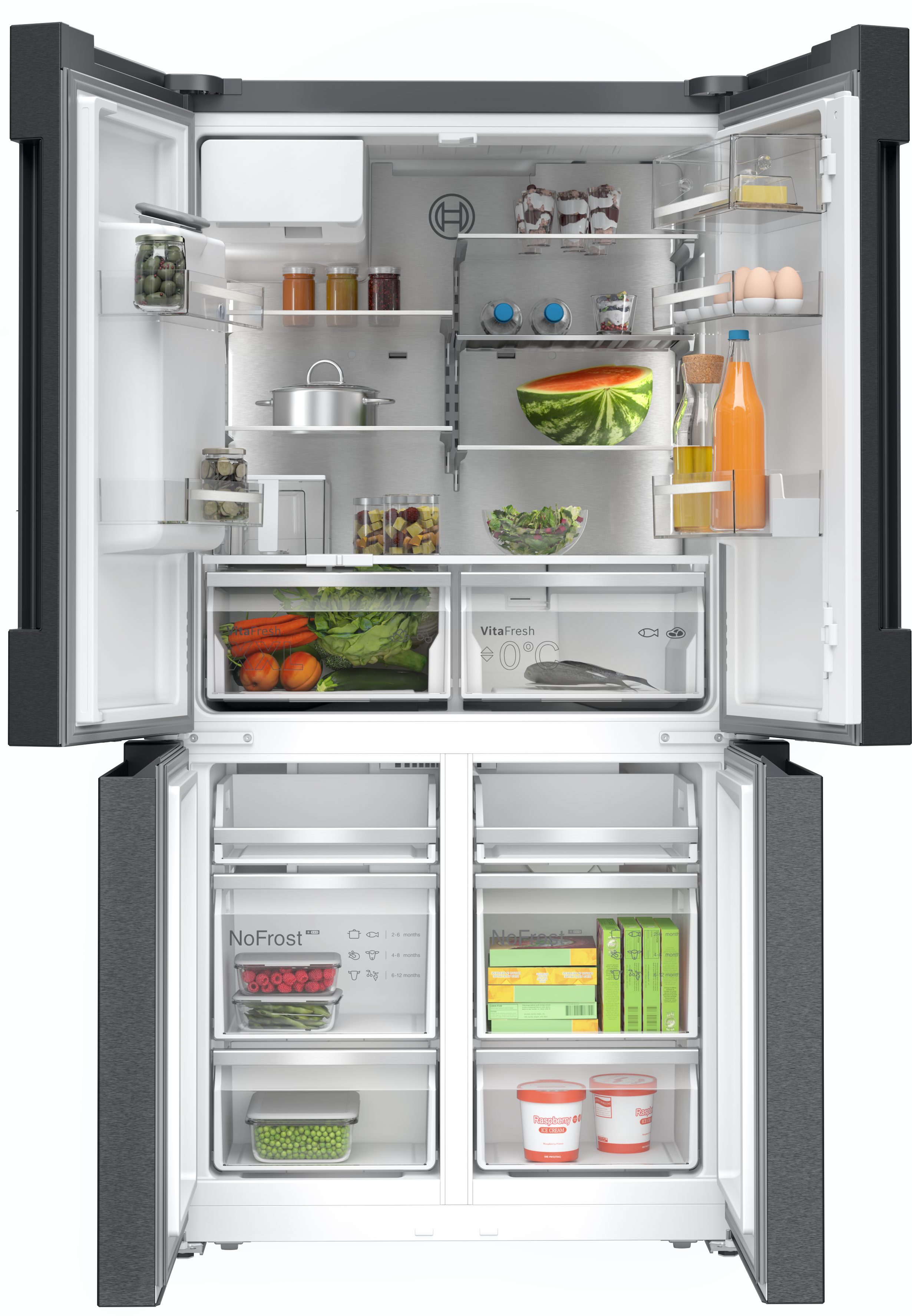 BOSCH Multi Door Serie 6 KFI96AXEA, 183 cm hoch, 90,5 cm breit