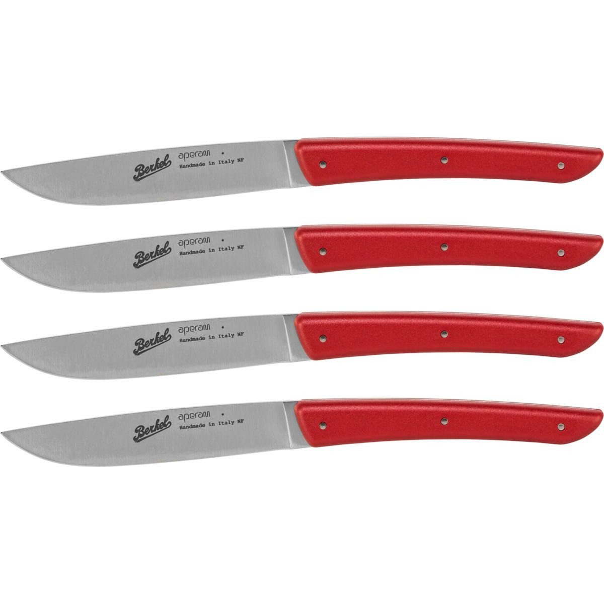 Berkel Besteck-Set Steakmesser-Set 4-tlg. Color rosso