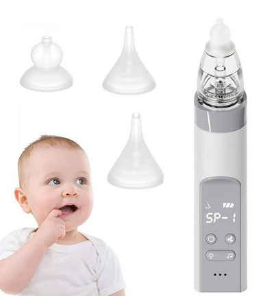 yhroo Nasensauger Baby-Nasensauger, Elektrischer Baby-Nasensauger, 1-tlg., Automatischer Nasensauger, beruhigende Musik und Lichter