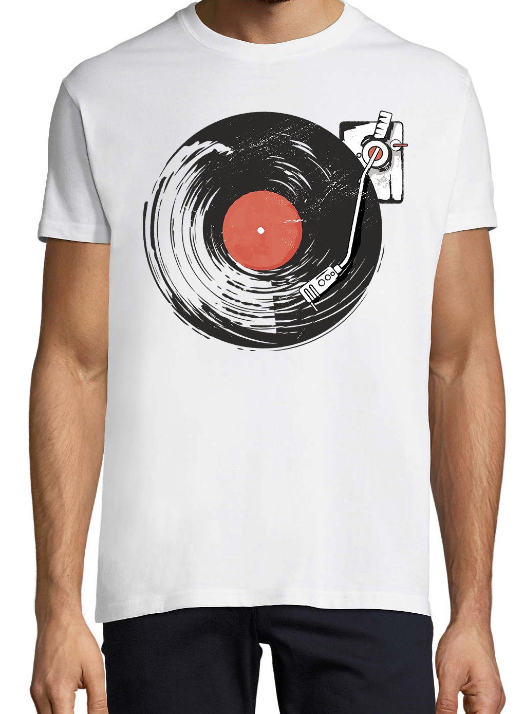 Youth Designz Print-Shirt Plattenspieler Herren t-Shirt mit lustigem Spruch günstig online kaufen