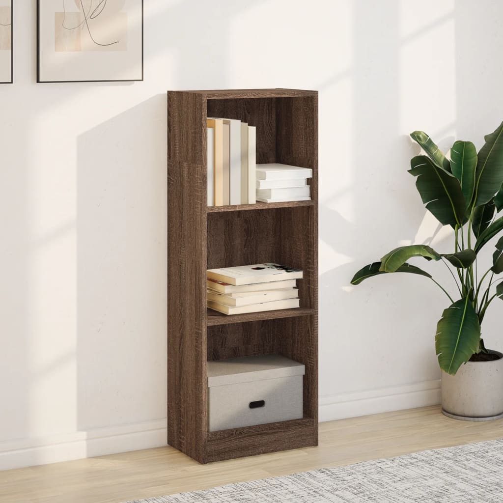 vidaXL Bücherregal Bücherregal Braun Eichen-Optik 40x24x109 günstig online kaufen