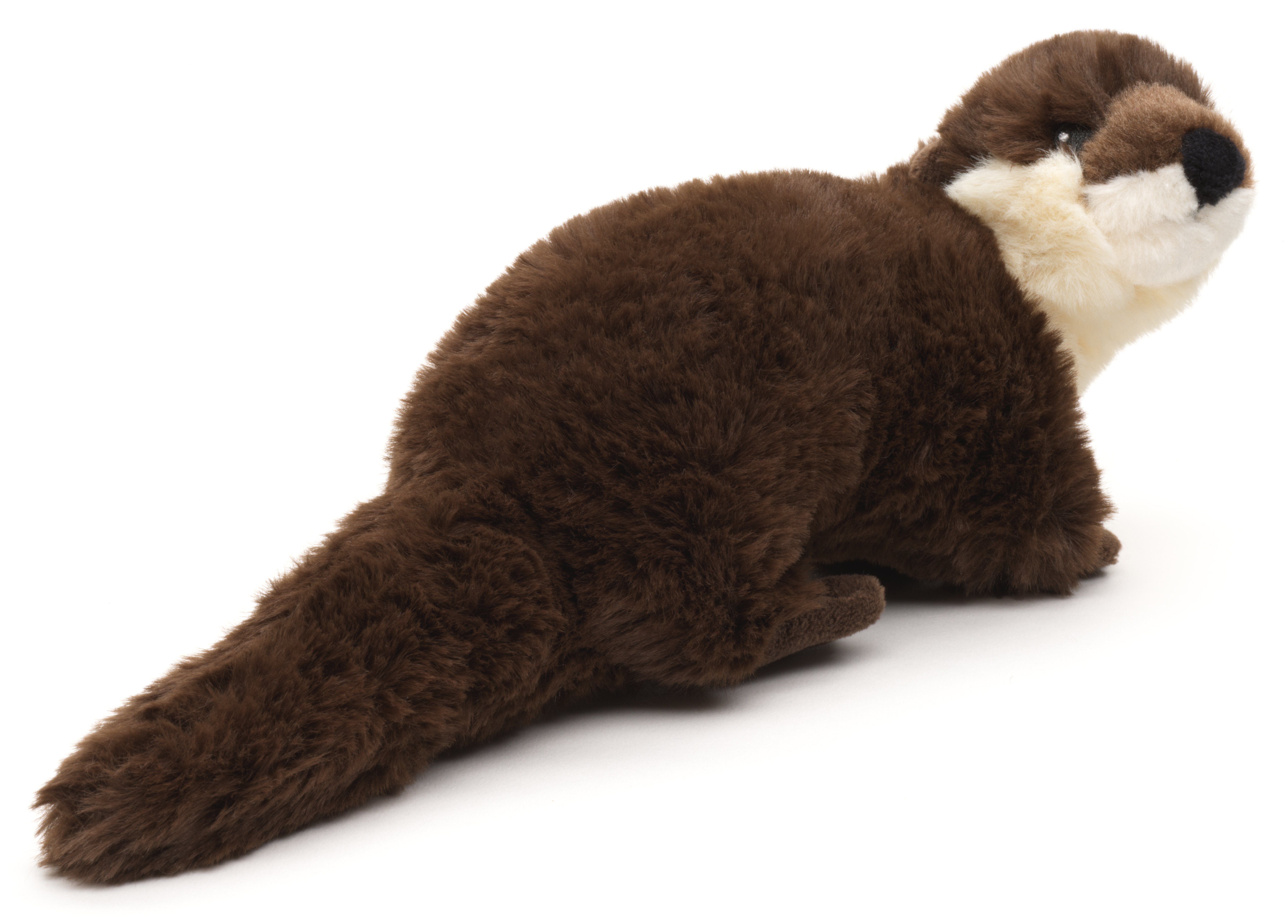 Uni-Toys Kuscheltier Otter - verschiedene Modelle - 26 cm (Länge) - Plüsch, Plüschtier, Uni-Toys Eco-Line - zu 100 % aus recyceltem Material gefertigt