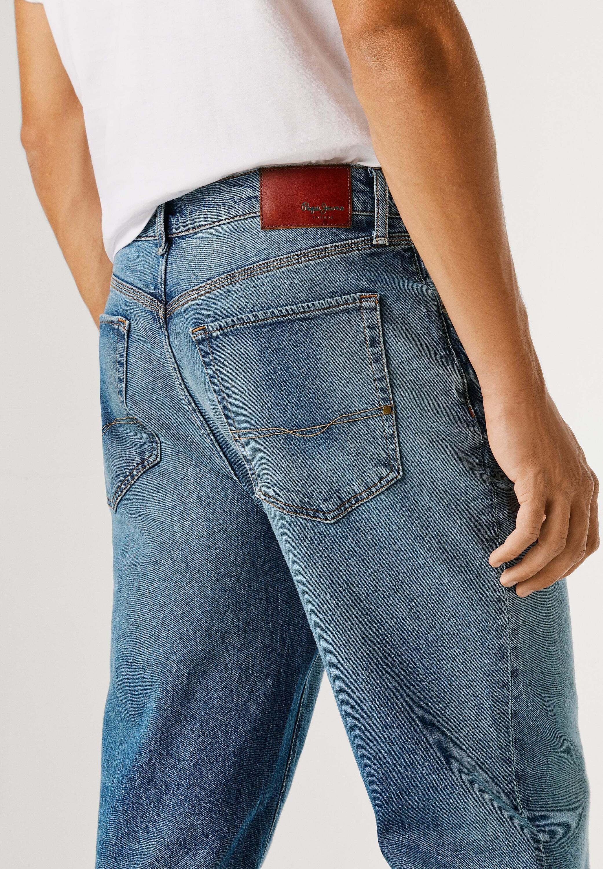 Pepe Jeans Straight-Jeans Jeans mit geradem Bein STRAIGHT JEANS DALSTON SPRING STONE – Bild 5 von 5