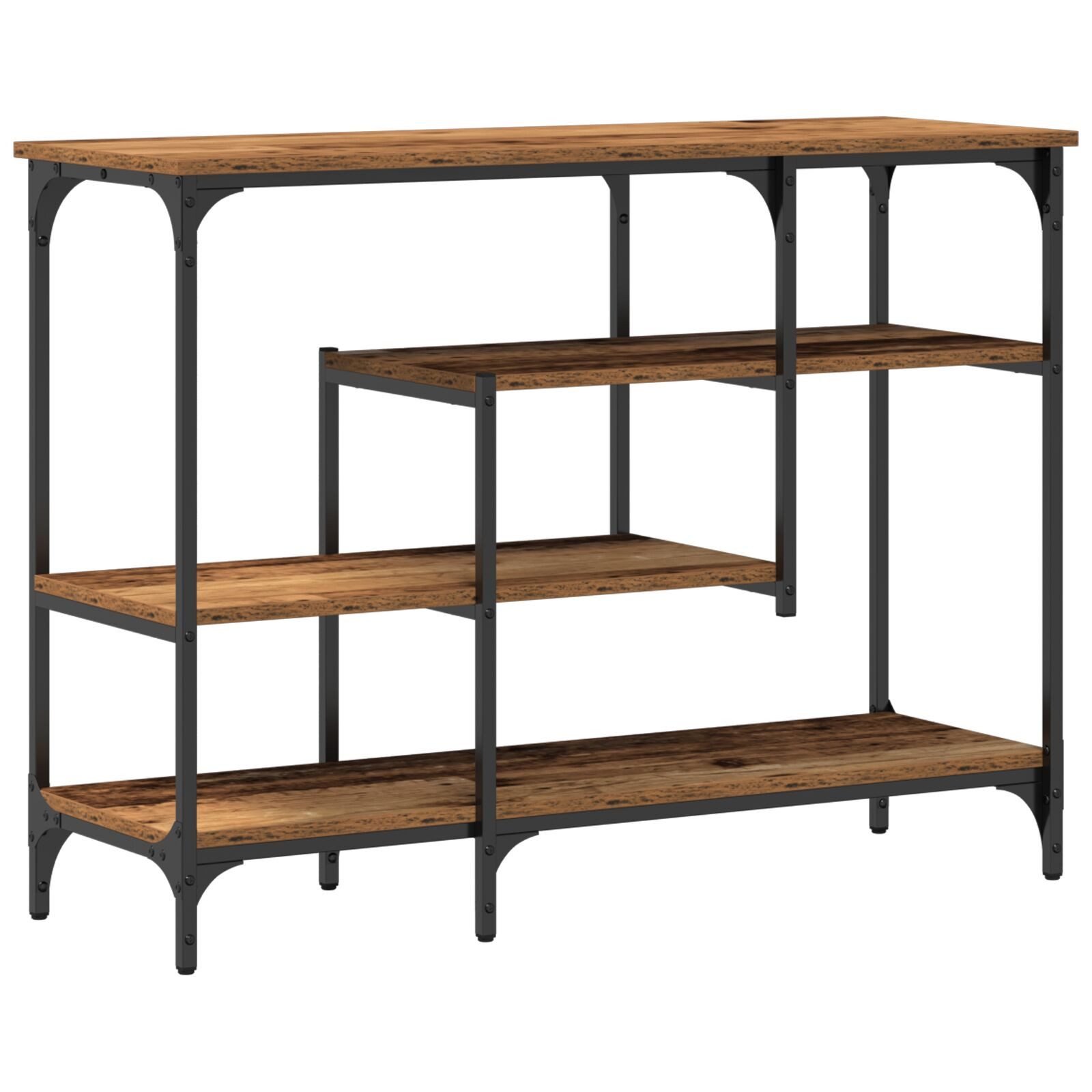 vidaXL Konsolentisch 100 x 35 x 75 cm Konsolentisch Alteisen 100x35x75 cm Engineering Holz