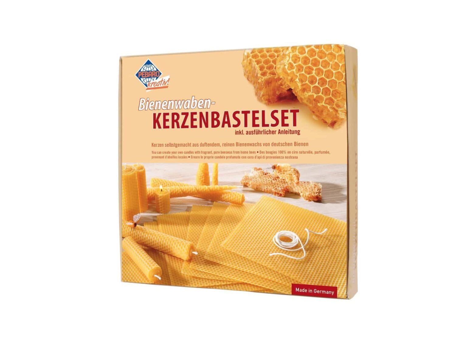 Pebaro Bastelnaturmaterial Kerzen Bastelset