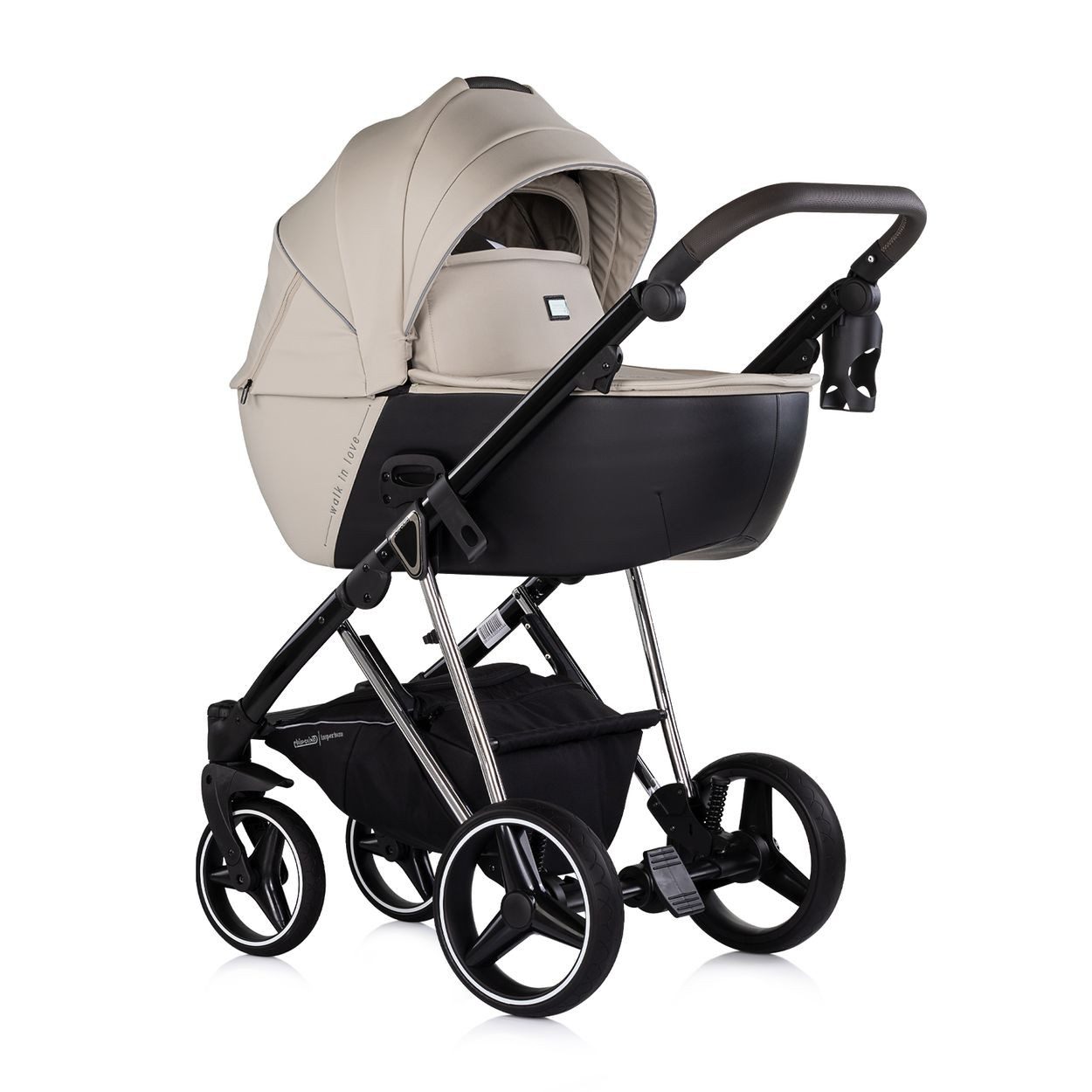 Chipolino Kombi-Kinderwagen Kombikinderwagen 3in1 Imperium, Babyschale Babywanne Tasche Korb Gurt