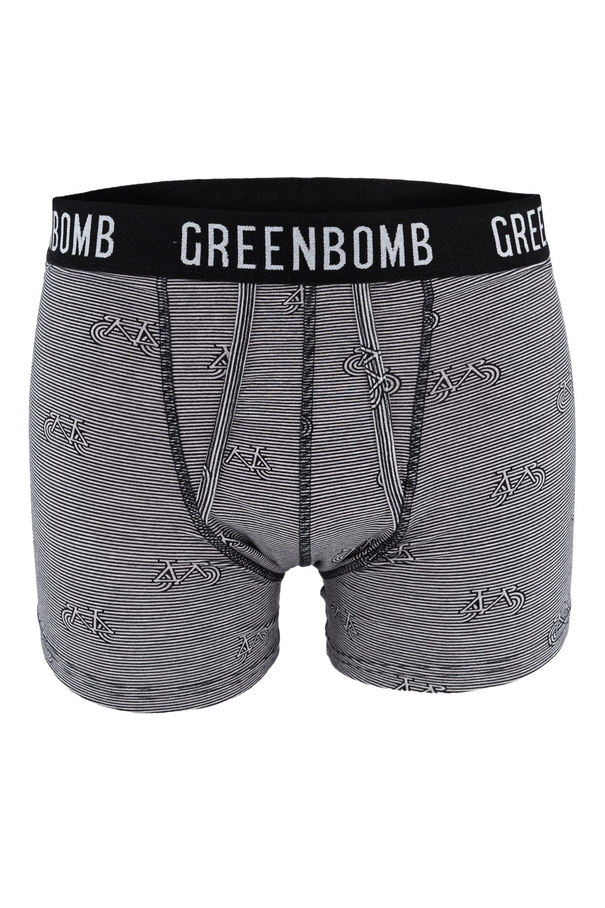 GreenBomb Boxer Trunk Bike Geo Motiv Fahrrad GOTS-zertifizierte Herstellung günstig online kaufen