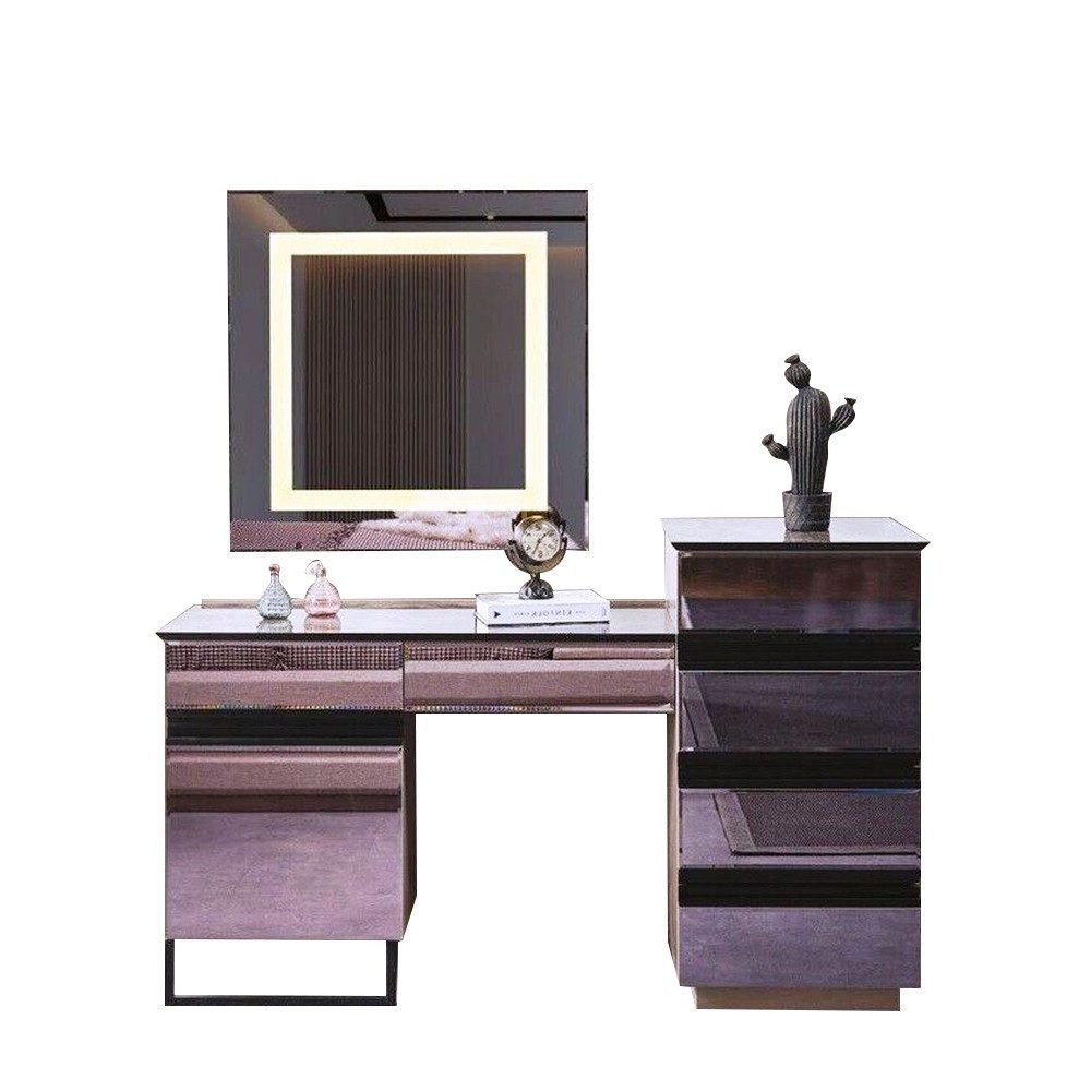 Xlmoebel Schminktisch Modernes Luxus-Schlafzimmer-Set mit Spiegel und Schminktisch aus neuem (2-St., 2tlg.Schlafzimmer Set (Schminktisch+Spiegel), Hergestellt in Europa