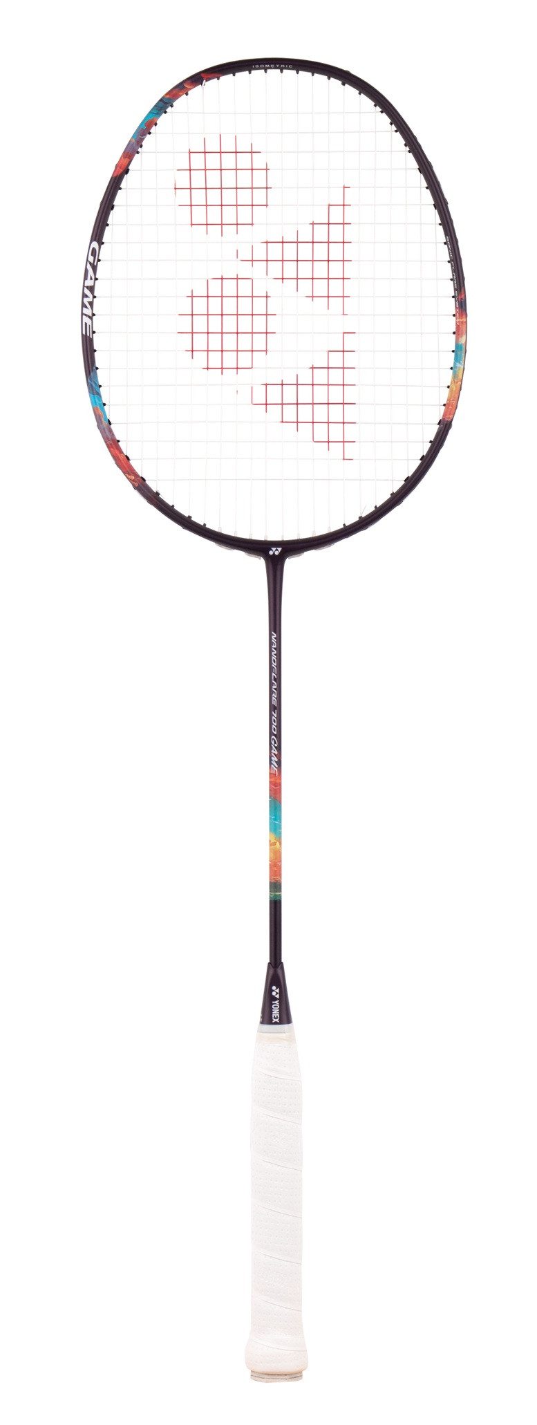 Yonex Badmintonschläger Nanoflare 700 Game (leicht grifflastig, flexibel) violett - besaitet, Gewichtsklasse: 4U/G5
