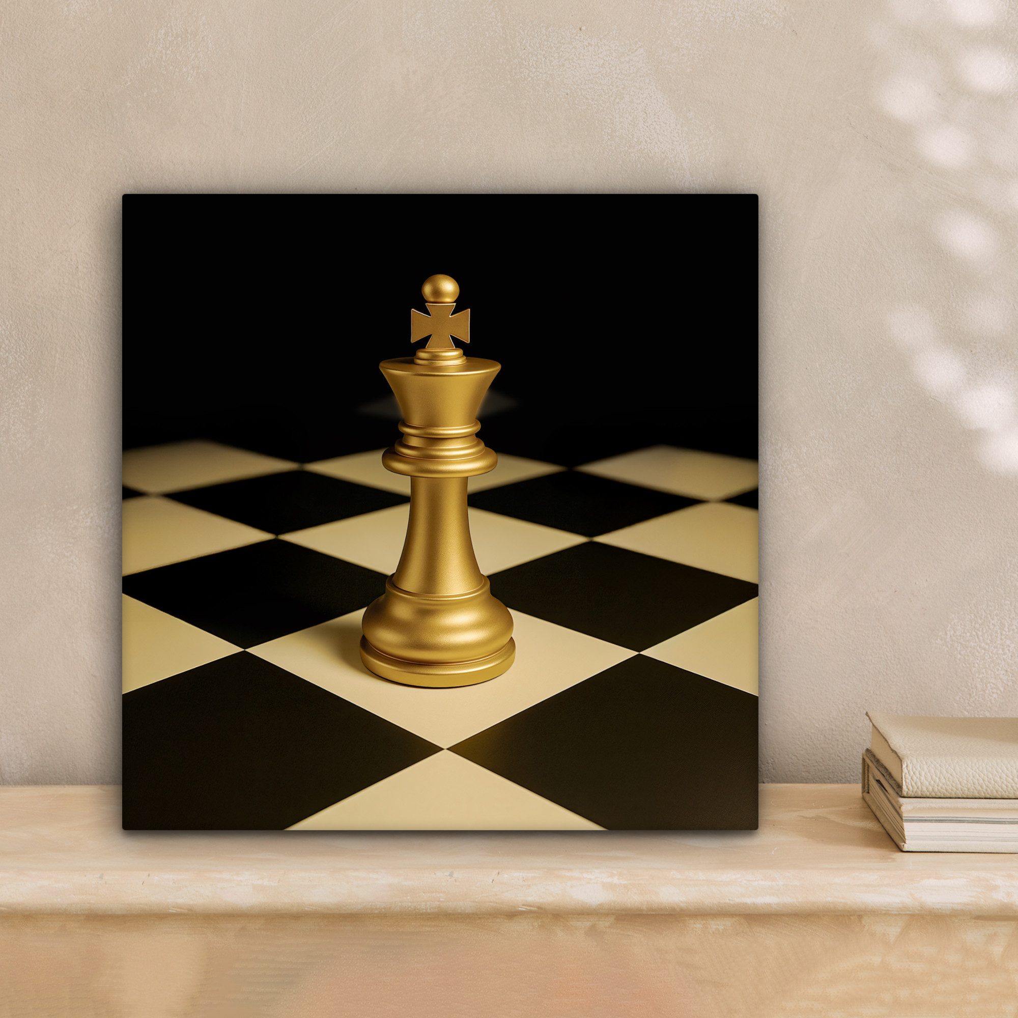 OneMillionCanvasses® Leinwandbild Schachfigur - König - günstig online kaufen