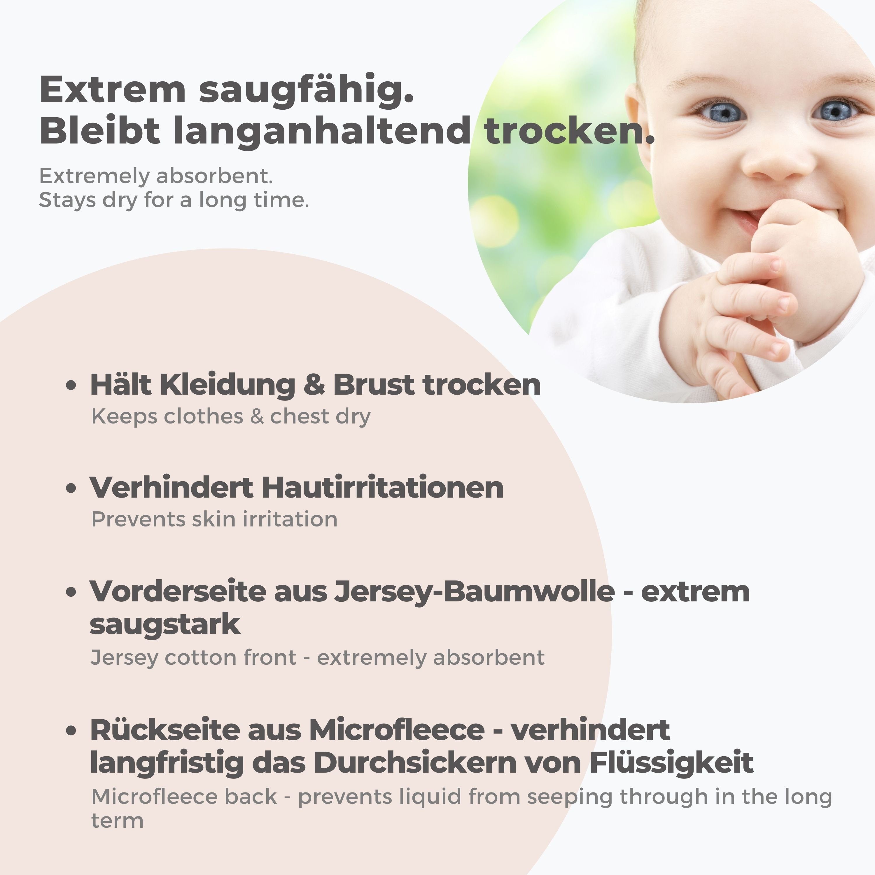 Geschenkbox, Baby-Halstuch, 6 Monate, (Set, Baby-Lätzchen Lilly doppellagiges & saugstarkes 5er 0-48 Set 5-St. 5er Ben Druckknöpfe, Baby-Spucktücher Set), Dreieckstuch and