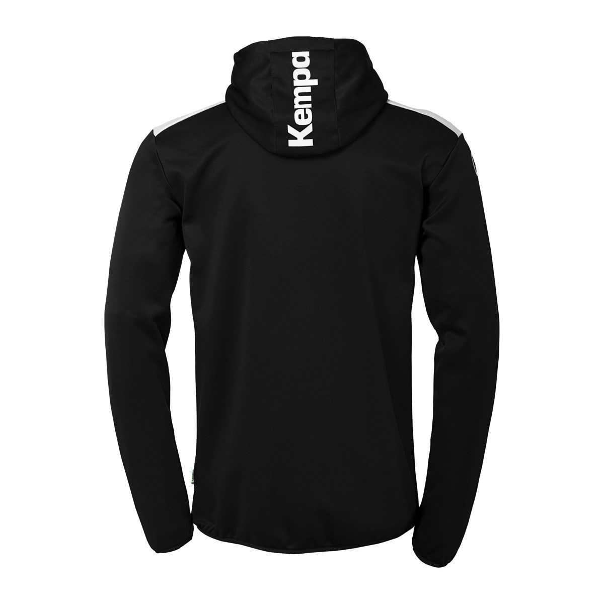 Kempa Trainingsjacke Kapuzenjacke Emotion 27 Full-Zip (angenehmes Tragegefül) schwarz/weiss