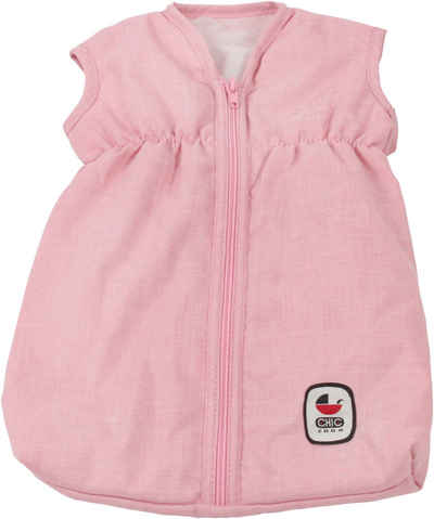 CHIC2000 Puppen Schlafsack Melange rosa