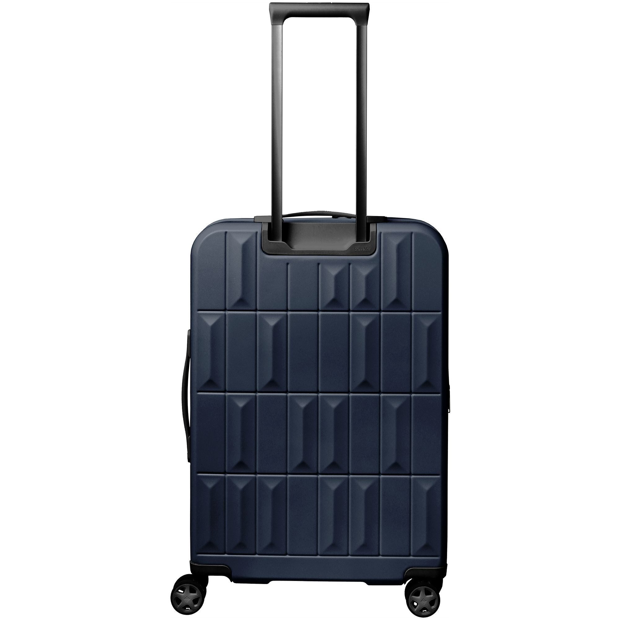 travelite Trolleyset Panello, 4 Rollen, (3-teilig, 3 tlg), ABS