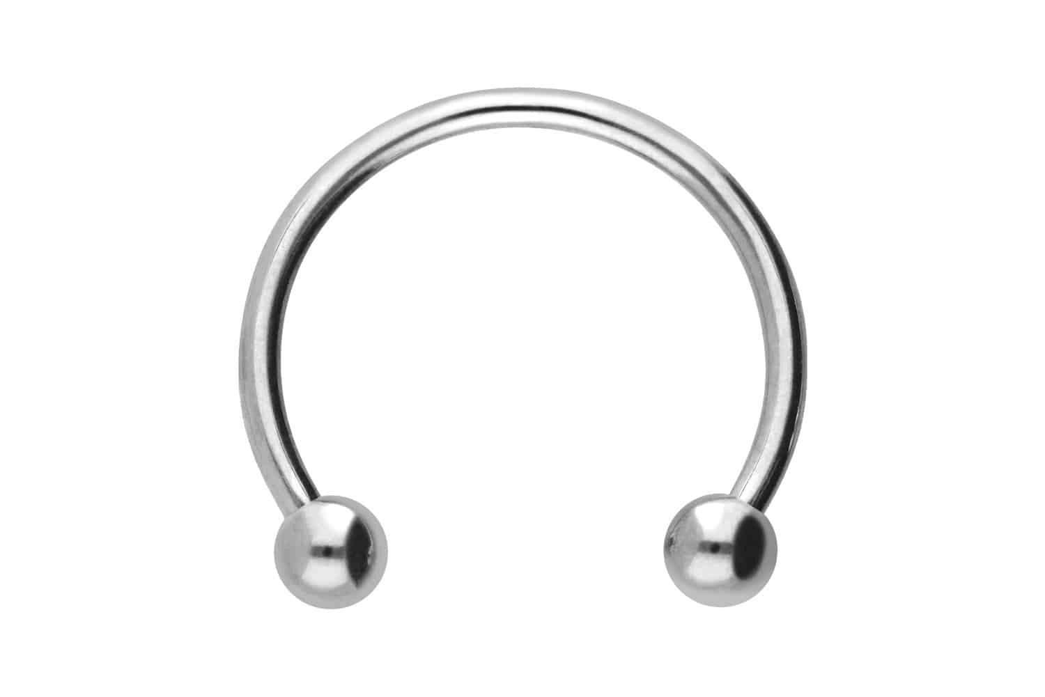 Piercing-Set Titan Hufeisenring