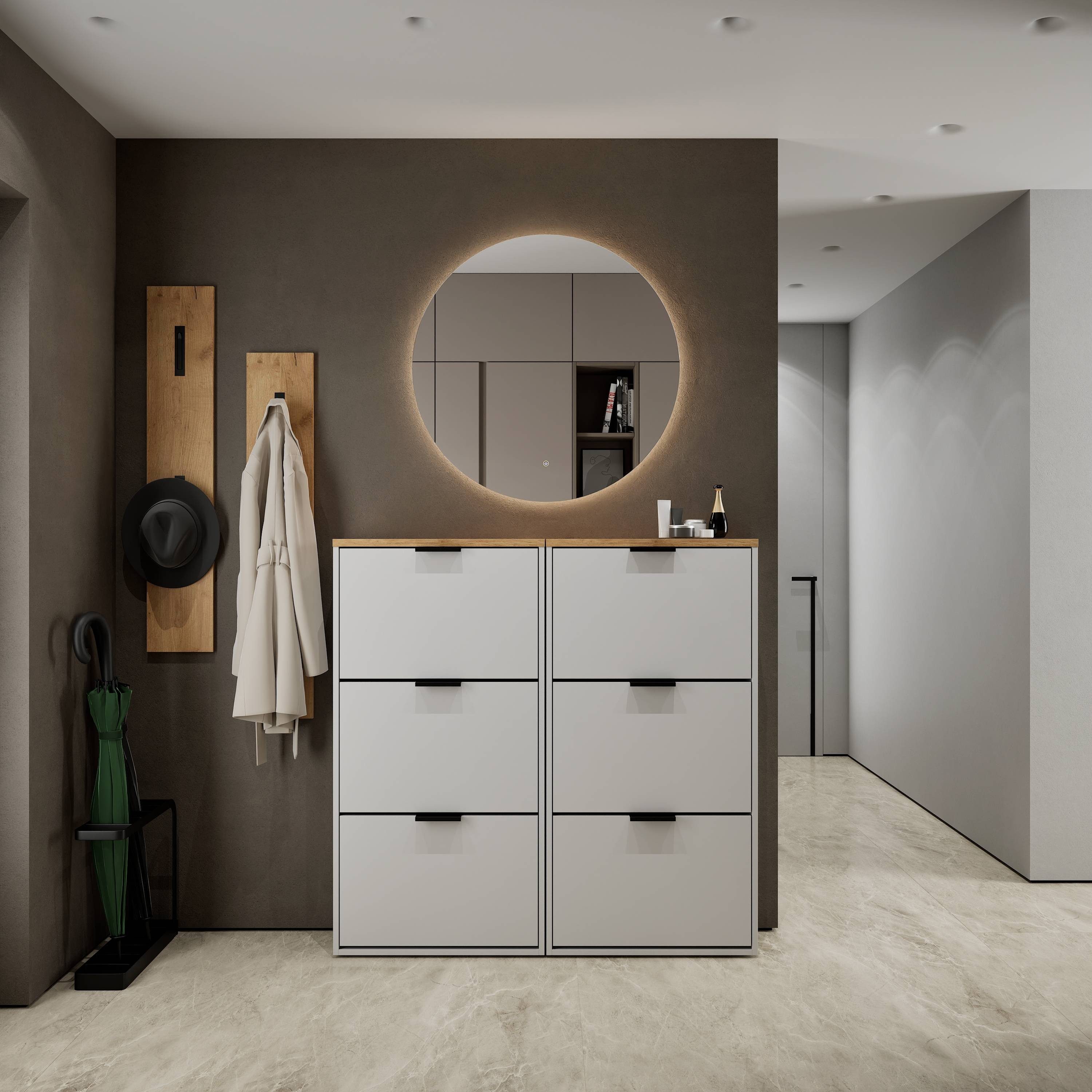 Planetmöbel Schuhschrank Flur Möbel Schuhrank, verschiedene günstig online kaufen