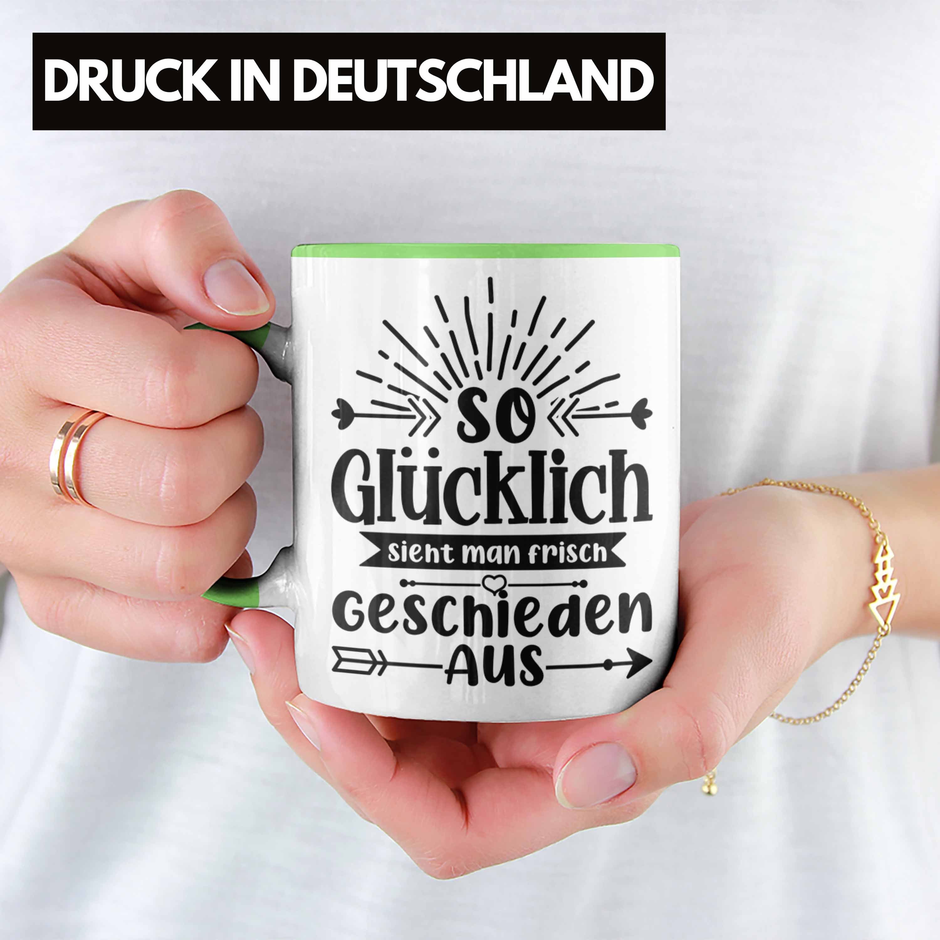 Grün Tasse - Trendation Geschenkidee Lustig Tasse Scheidung Scheidung Trendation