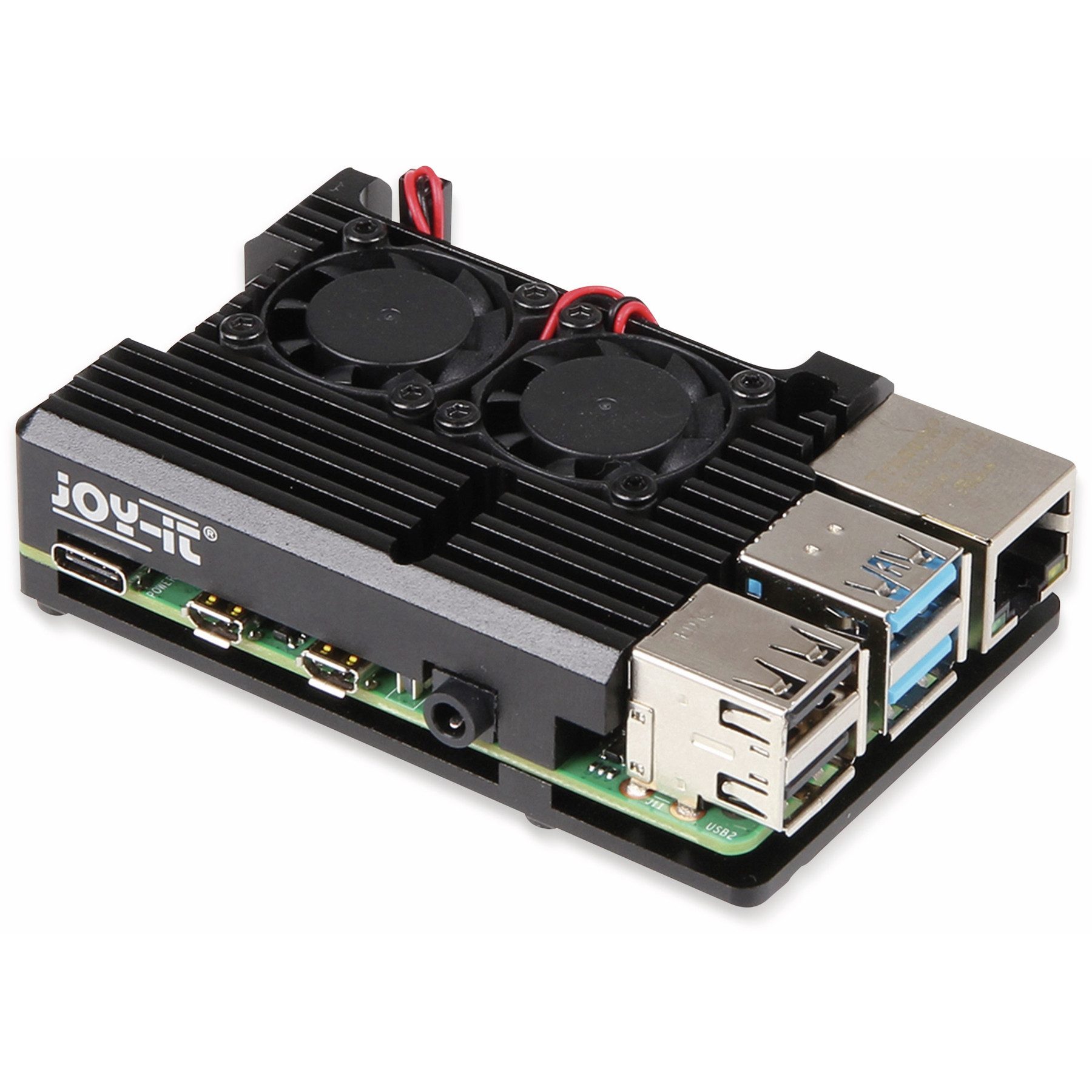 PC-Gehäuse JOY-IT Armor Case "BLOCK ACTIVE" für den Raspberry Pi 4B