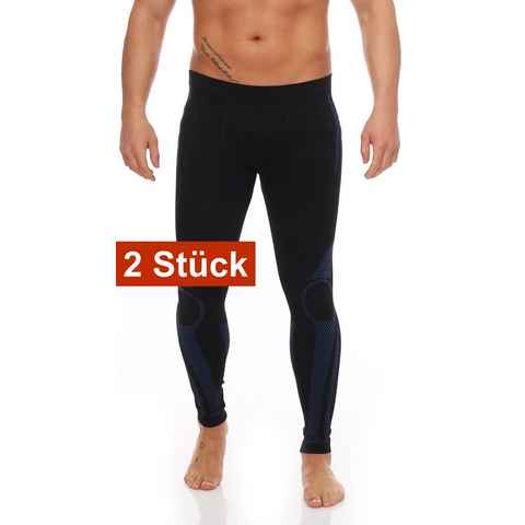 Cocain underwear Thermounterhemd Herren Thermounterwäsche Funktionsunterwäsche Skiunterwäsche (Set, Spar-Packung, 2-St., Mehrfachpackung) hochfunktionelle Membrantechnologie