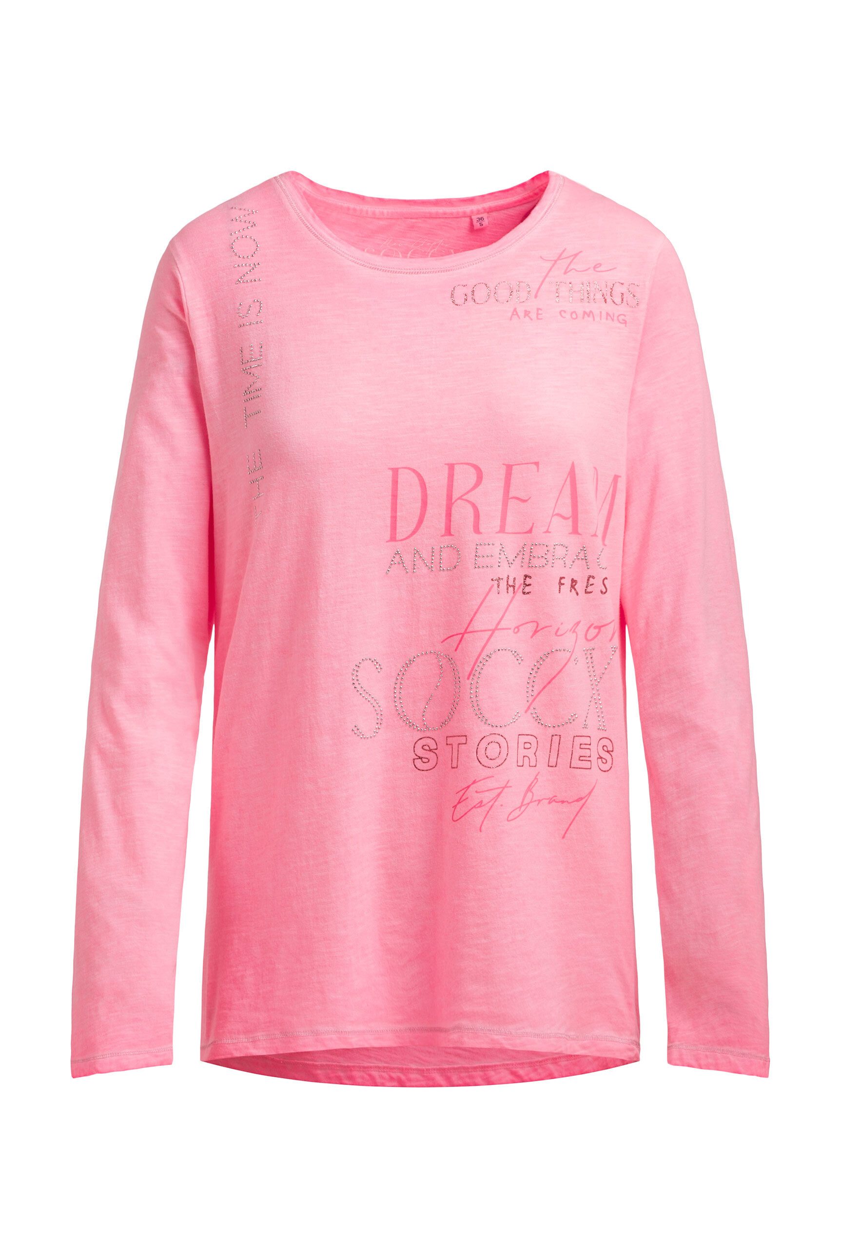 SOCCX Rundhalsshirt aus Baumwolle günstig online kaufen