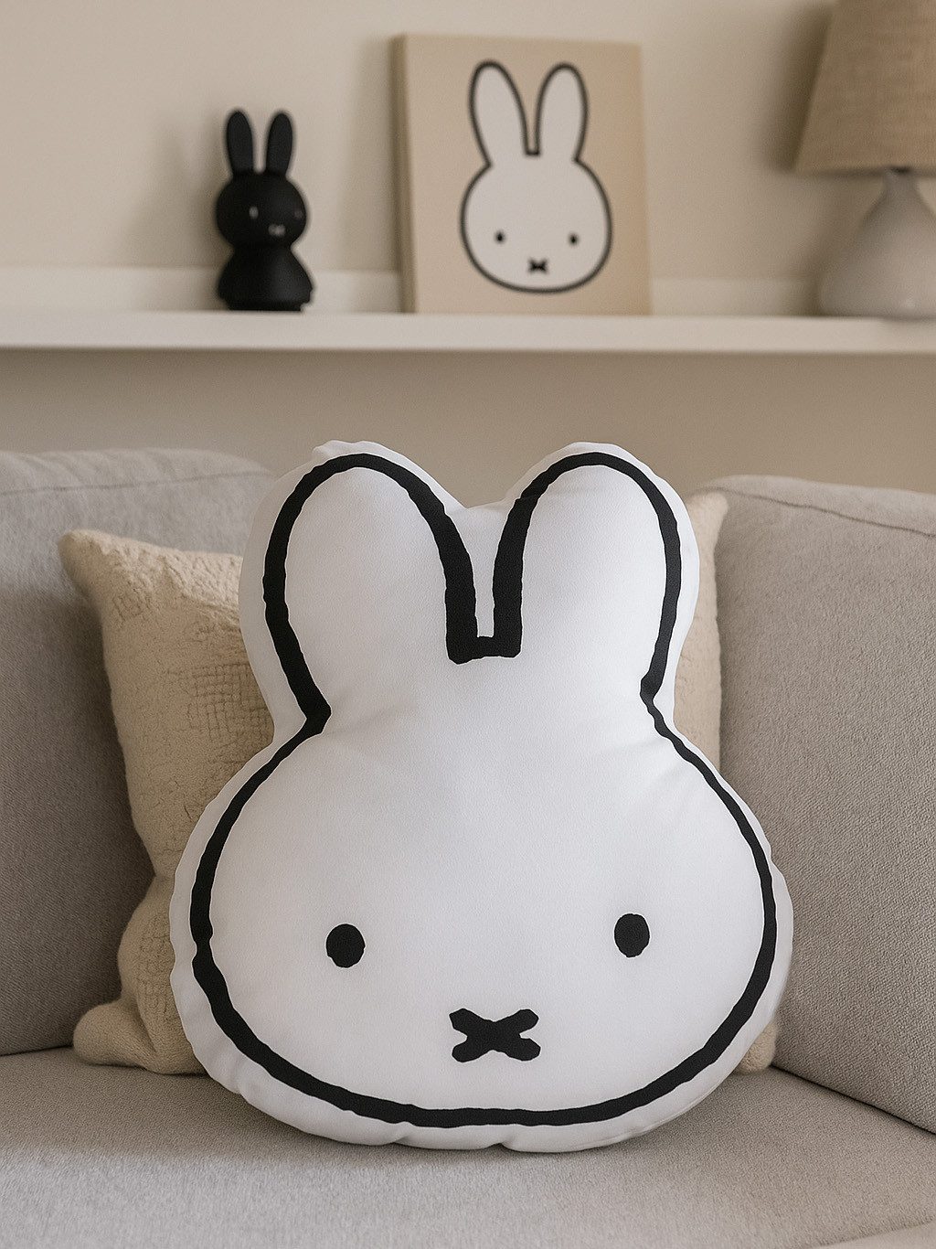 United Labels® Dekokissen Miffy Kissen Hase Plüsch Dekokissen Zierkissen Ko günstig online kaufen