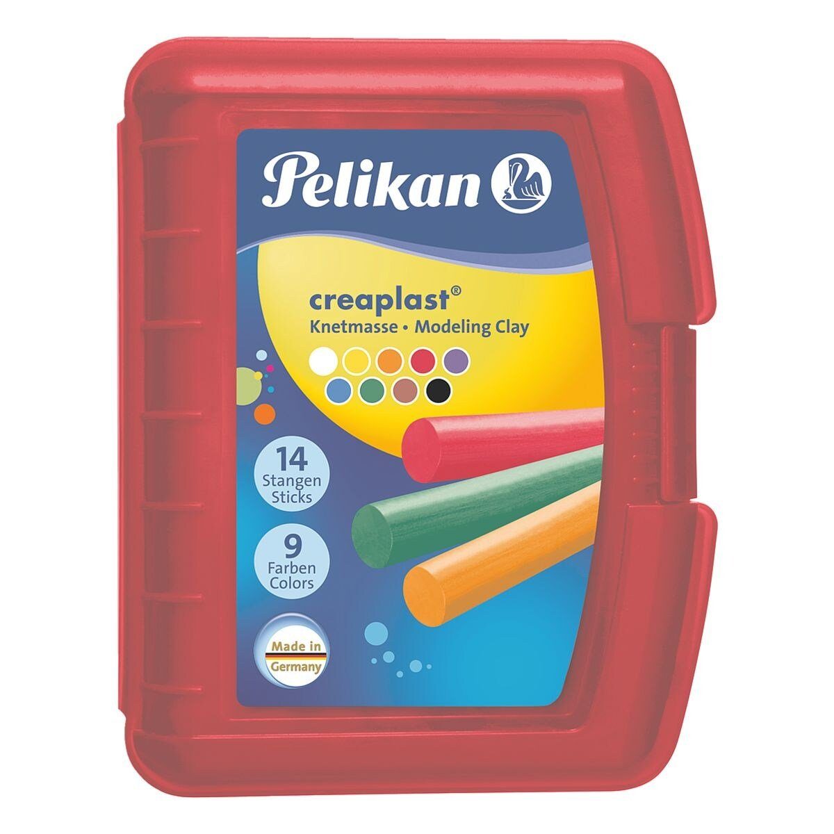 Pelikan Knete Creaplast®, 9 Farben