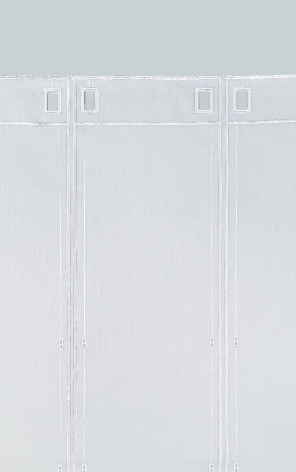 LYSEL® Scheibengardine Kreise (1 St), transparent, HxB 45x46.8cm