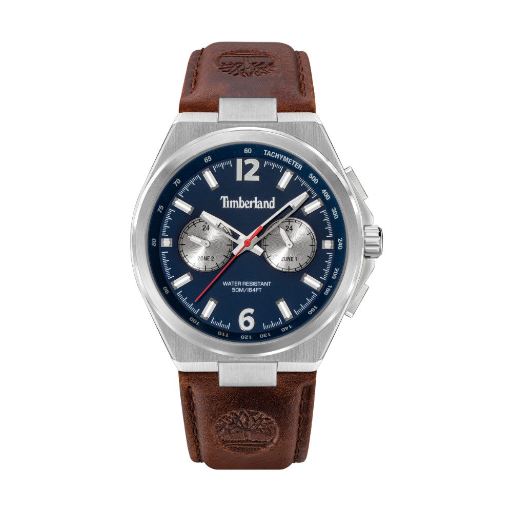 Timberland Multifunktionsuhr Jonesboro TDWGF0082701, (Set, 2-tlg., mit Wechselarmband), Quarzuhr, Armbanduhr, Herrenuhr, Lederarmband, Ideal auch als Geschenk