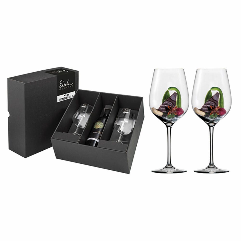Eisch Germany Rotweinglas 2er Set Cuvée Superior Sensis plus 600 ml, 2-tlg., Kristallglas