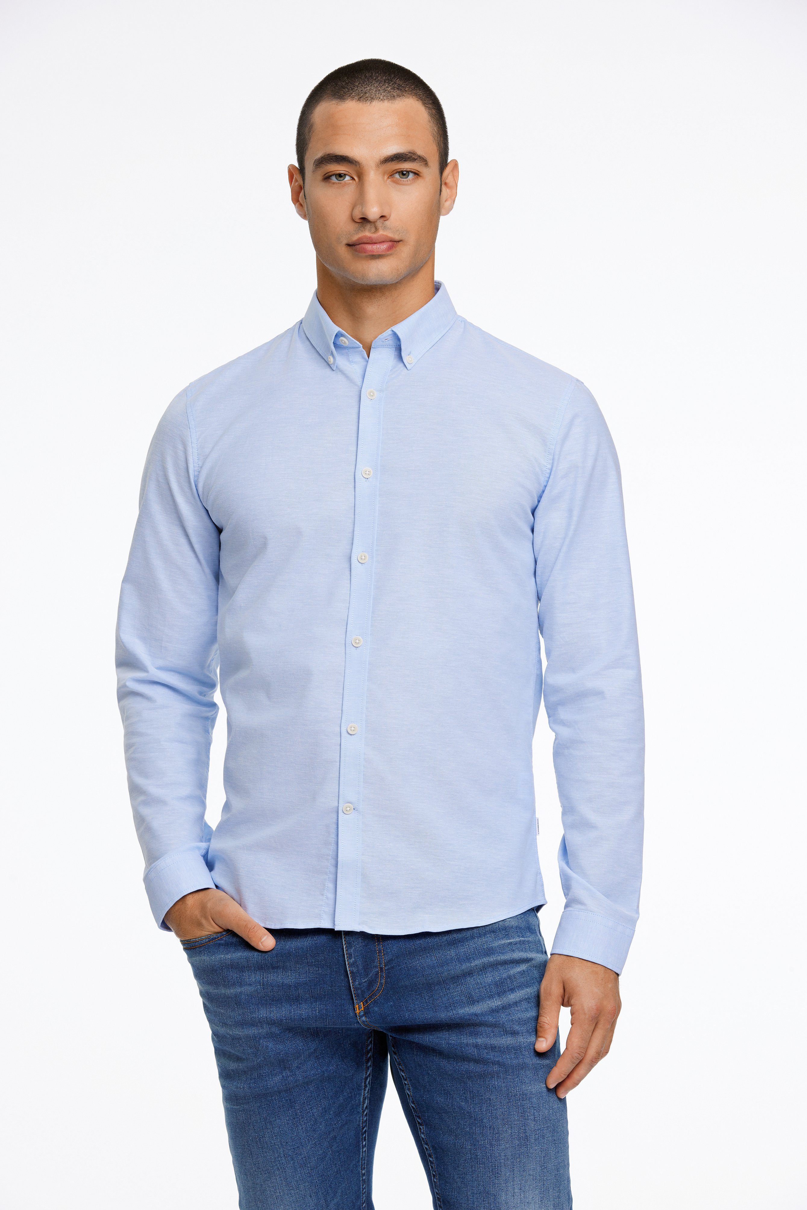 LINDBERGH Businesshemd mit Button-down-Kragen