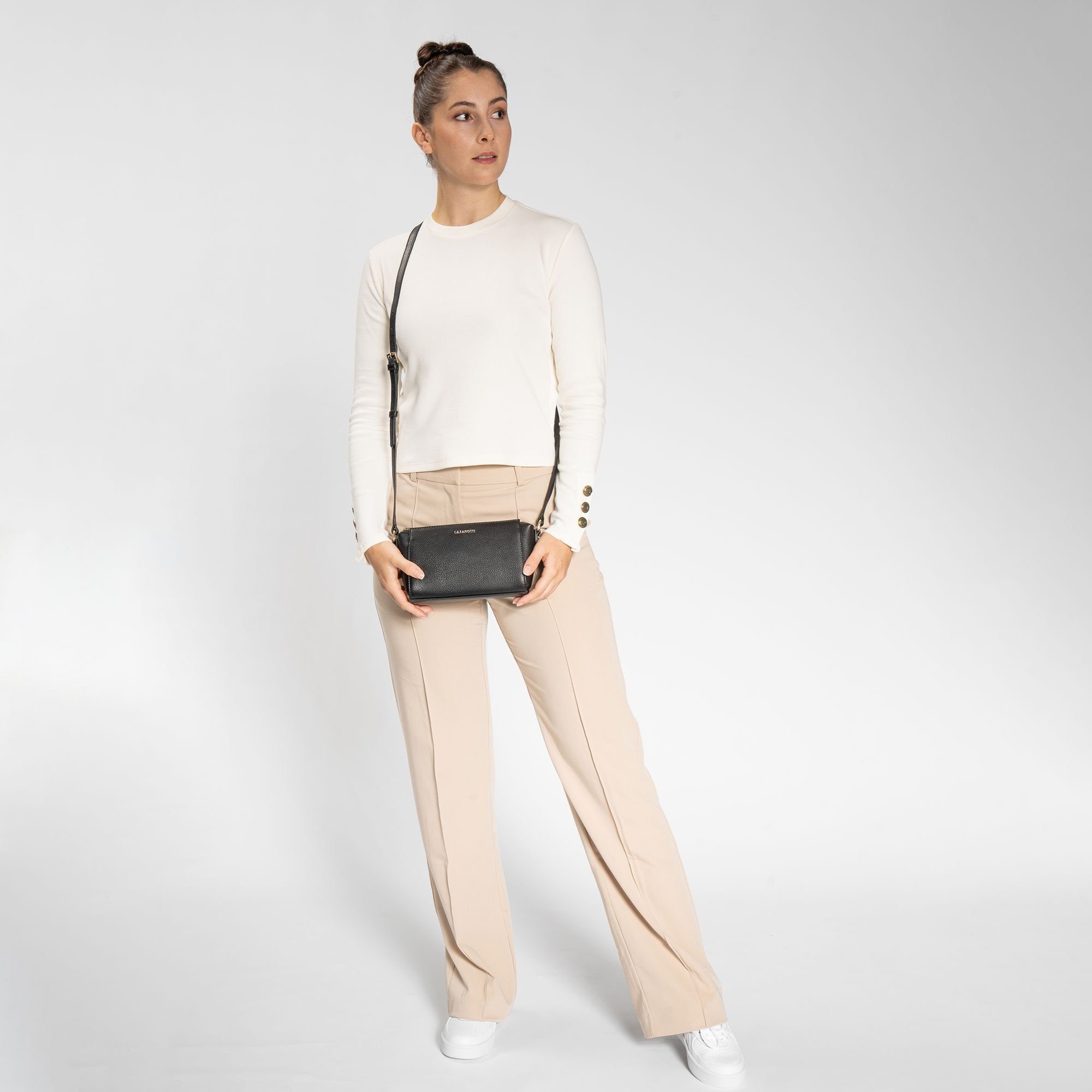 Lazarotti Umhängetasche Bologna Leather, Leder günstig online kaufen