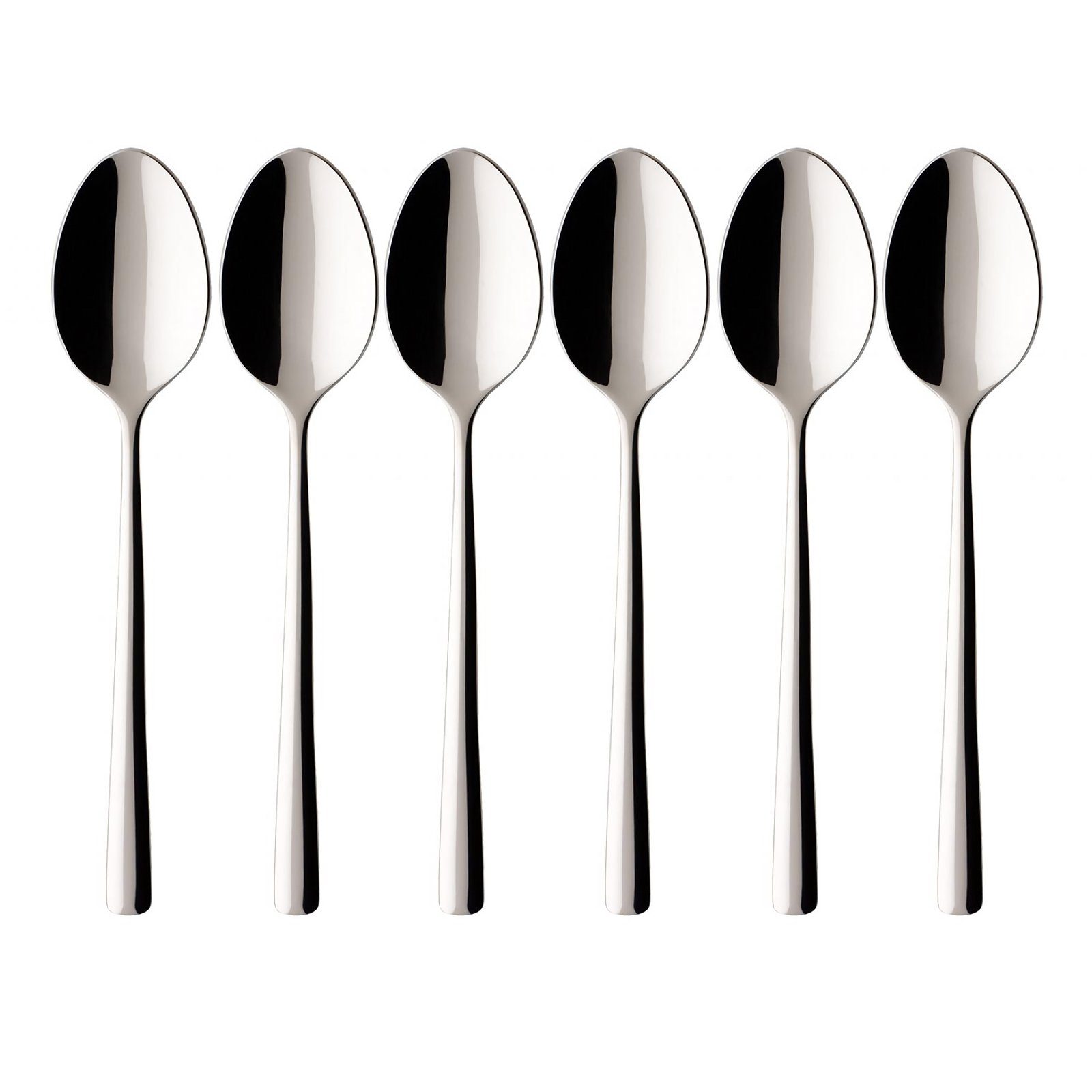 Villeroy & Boch Besteck-Set Piemont Espresso- und Mokkalöffelset (6-tlg), 6 Personen, Edelstahl