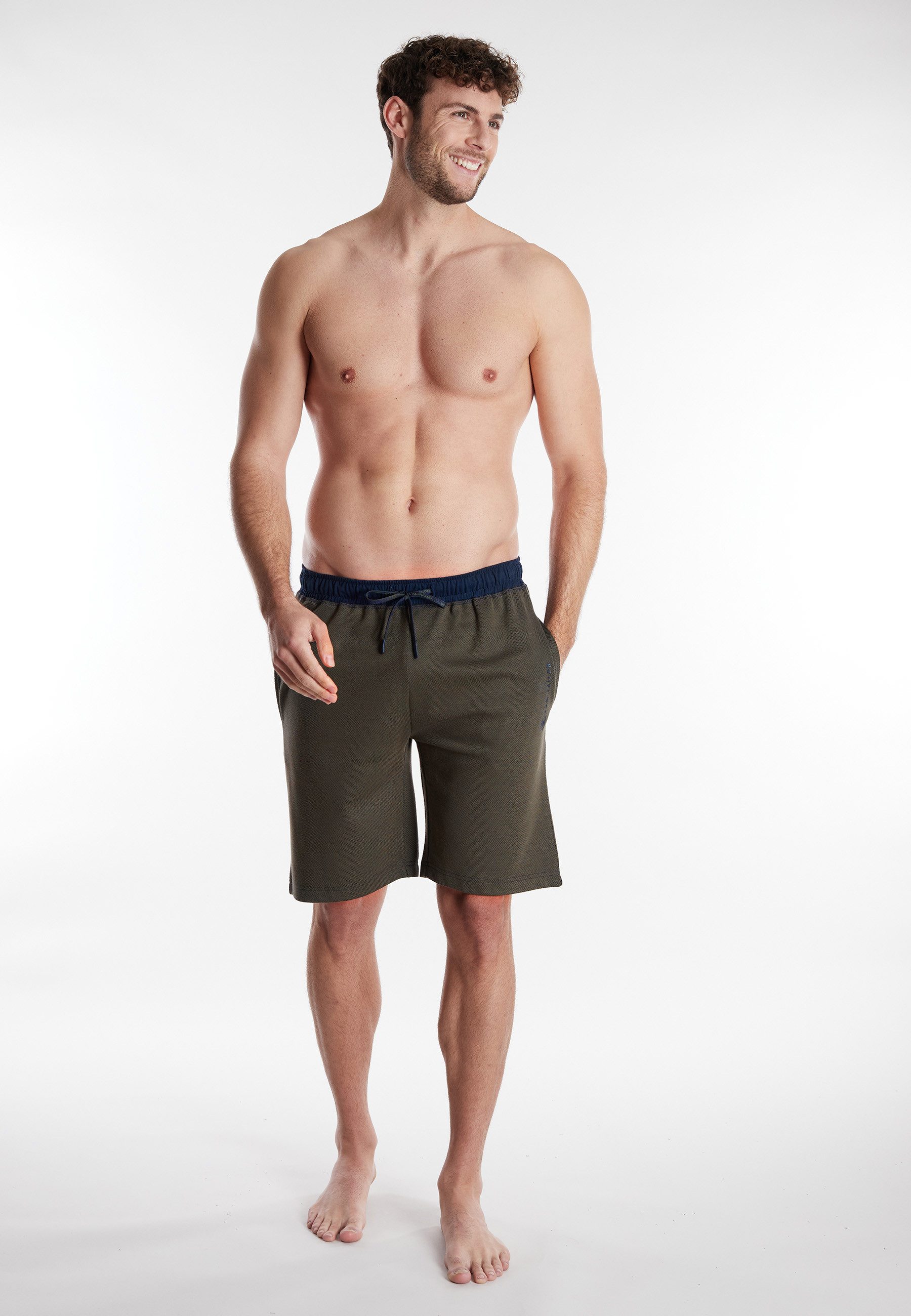TOM TAILOR Bermudas Dallas Kordelzug, Seitentaschen, bequem, atmungsaktiv, locker, Baumwollmix