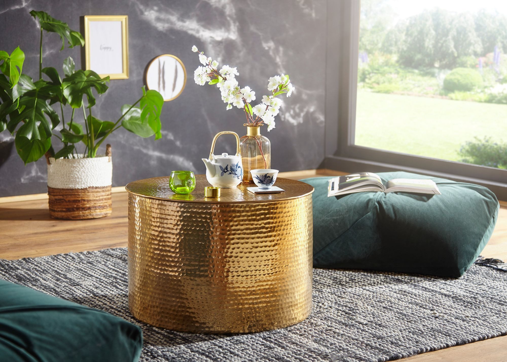 FINEBUY Couchtisch SuVa12257_1 (5x61 cm Aluminium günstig online kaufen